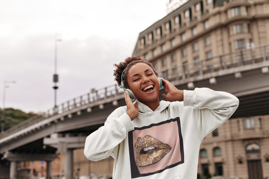 Glitter Lips | Co-Tesh Design Envy | Unisex Hoodie