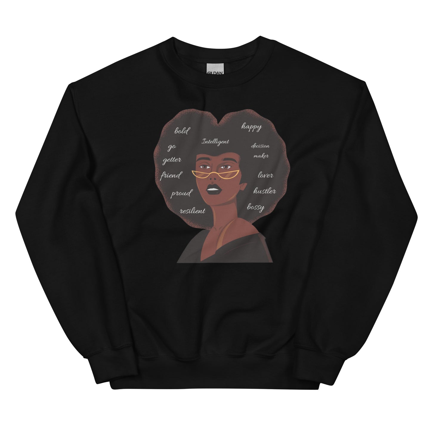 Afro Confidence | Co-tesh | Unisex Sweatshirt