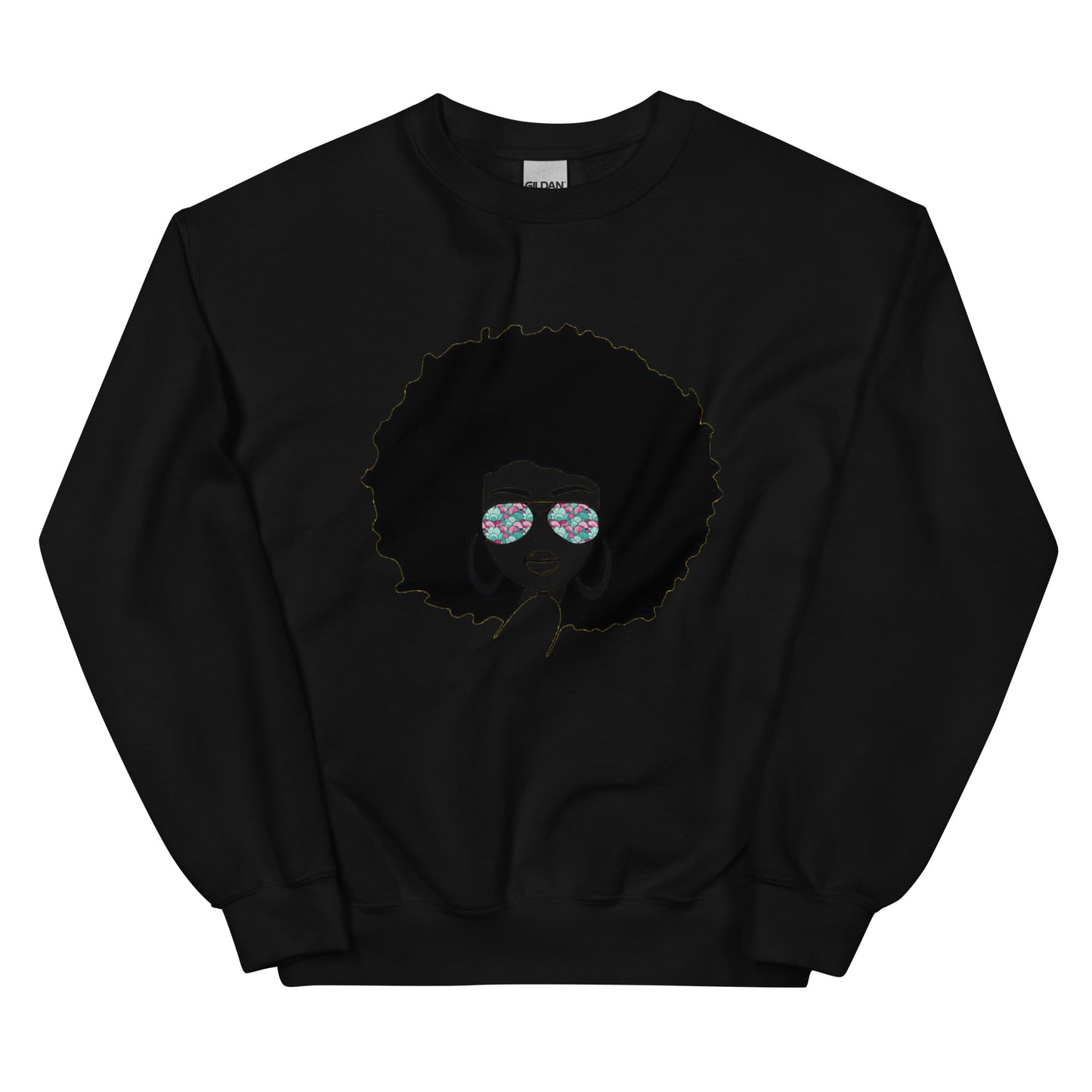 Afro Queen | Co-tesh | Unisex Sweatshirt