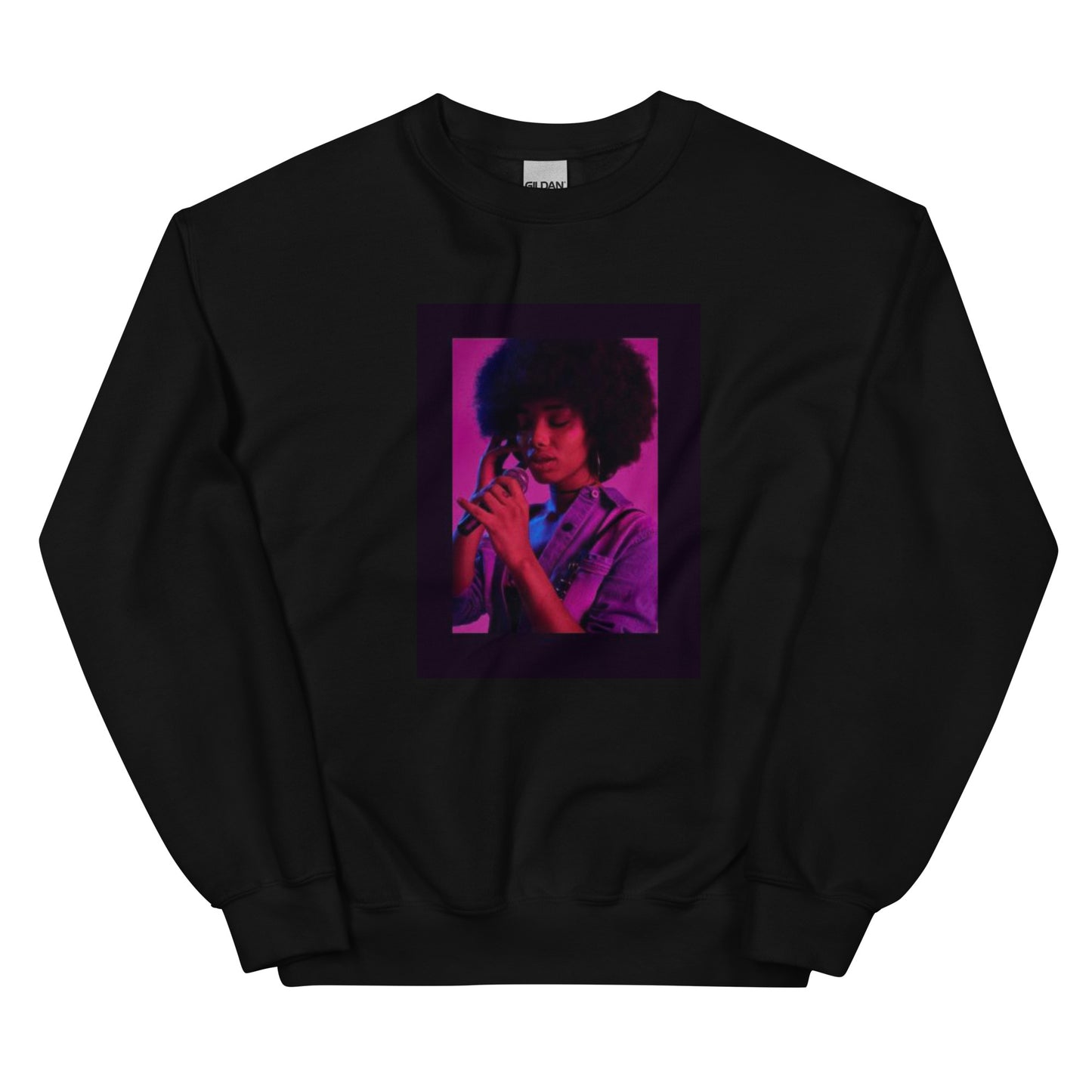 Purple Afro Queen | Co-Tesh | Unisex Sweatshirt