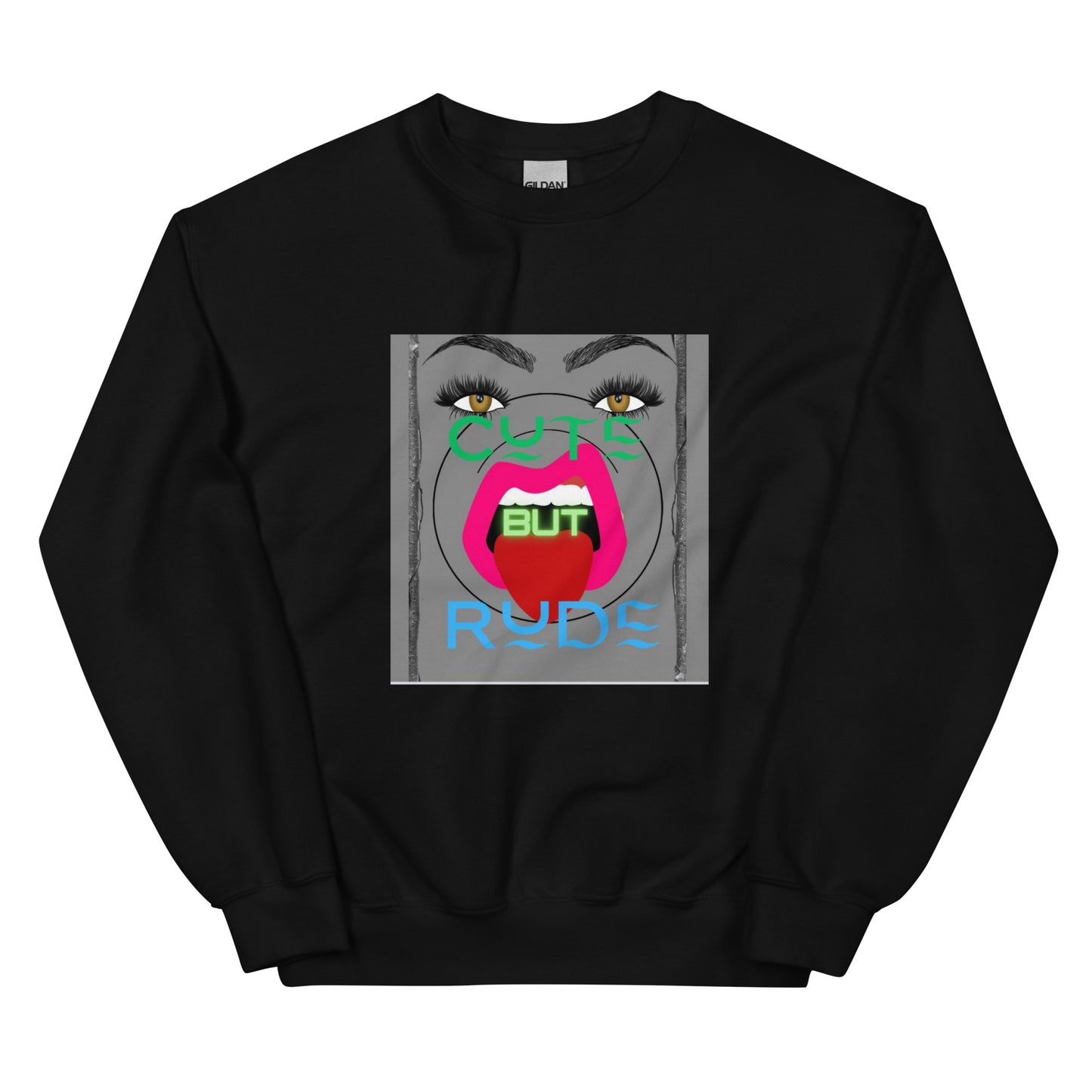 Cute but rude | Co-Tesh | Unisex Sweatshirt