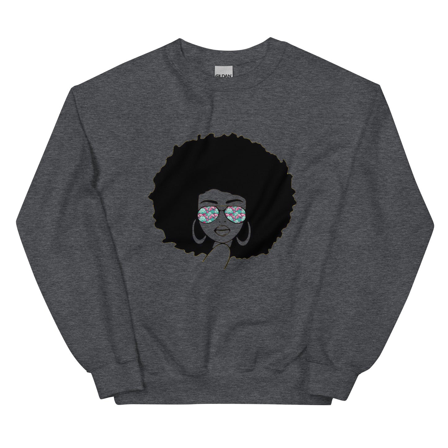 Afro Queen | Co-tesh | Unisex Sweatshirt