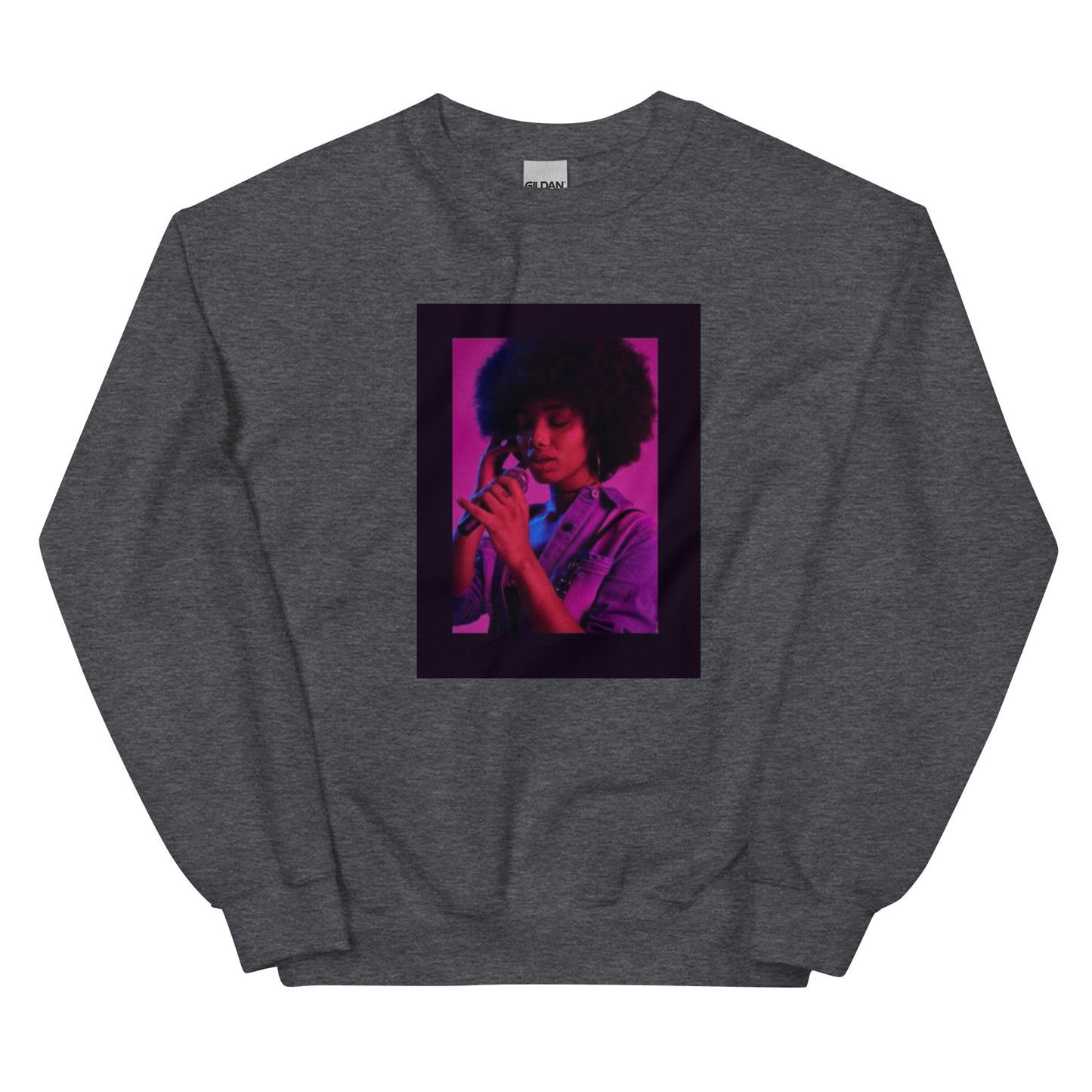 Purple Afro Queen | Co-Tesh | Unisex Sweatshirt
