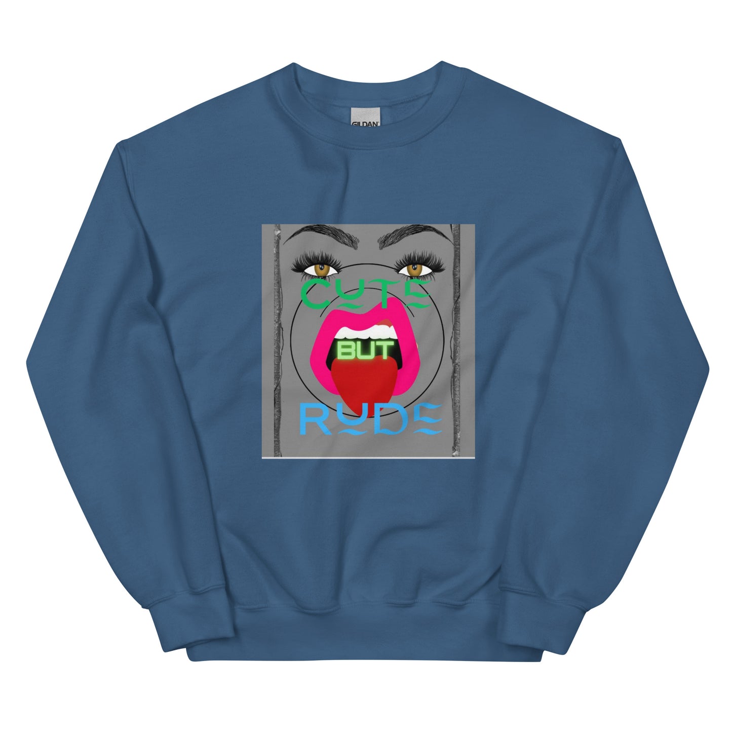Cute but rude | Co-Tesh | Unisex Sweatshirt
