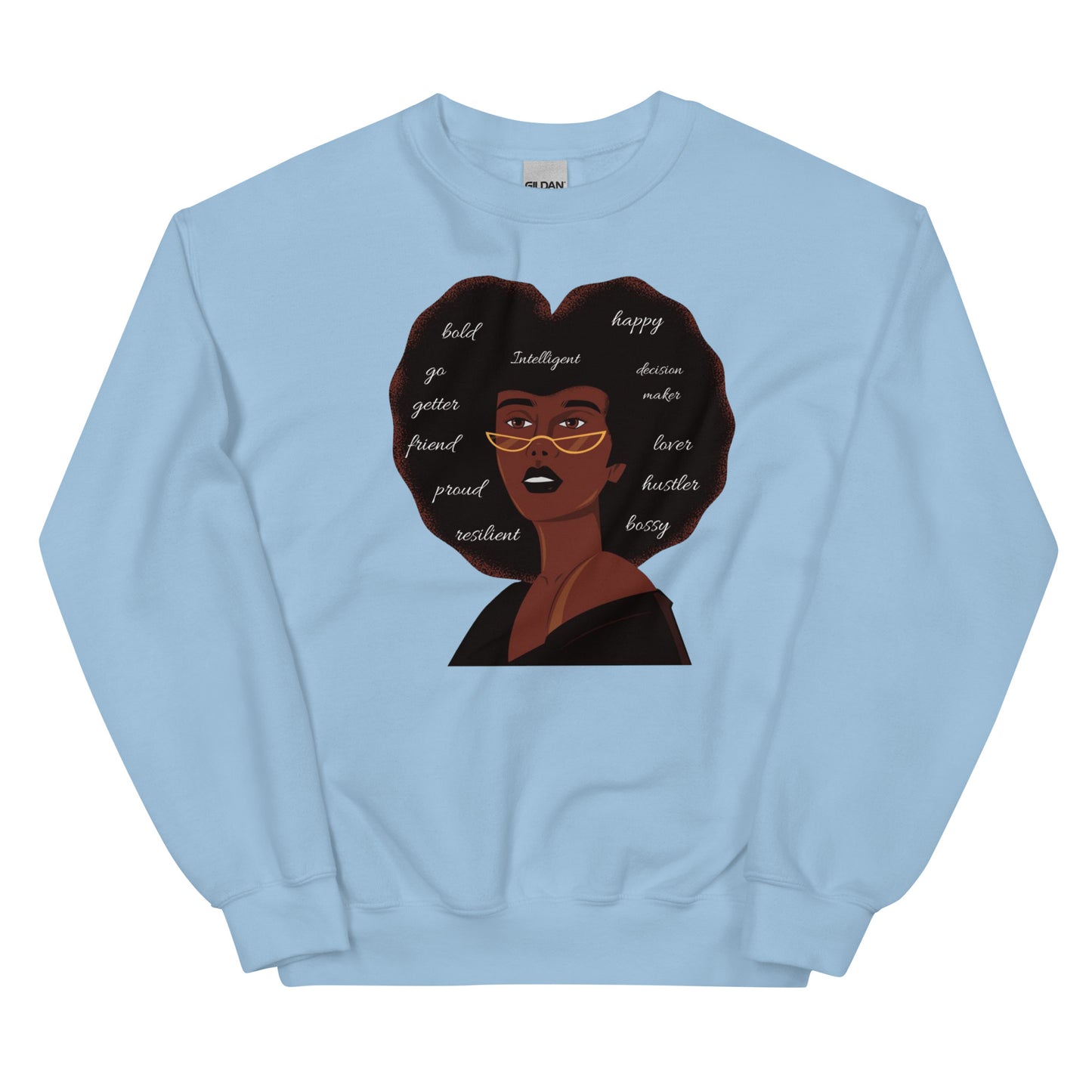 Afro Confidence | Co-tesh | Unisex Sweatshirt