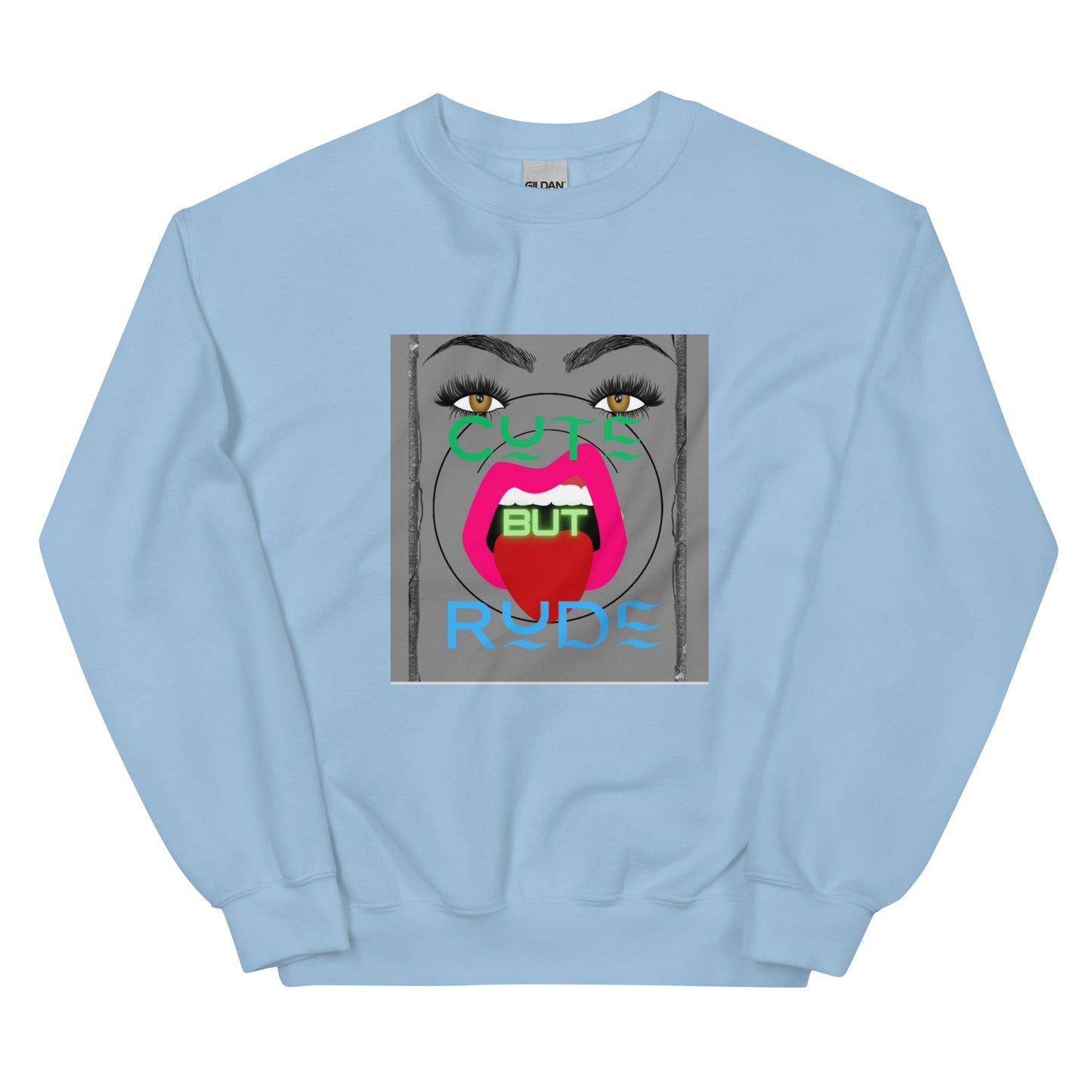 Cute but rude | Co-Tesh | Unisex Sweatshirt