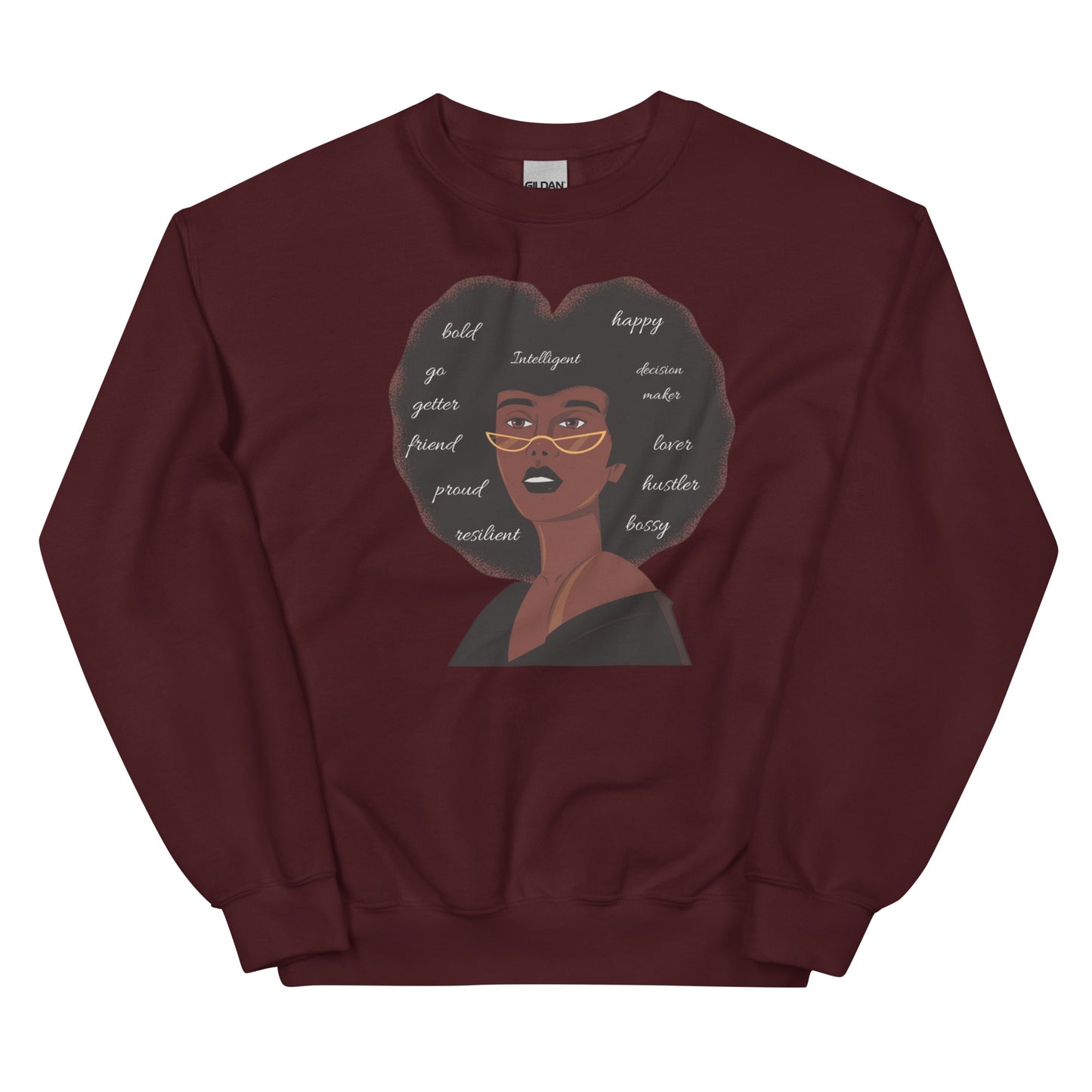 Afro Confidence | Co-tesh | Unisex Sweatshirt