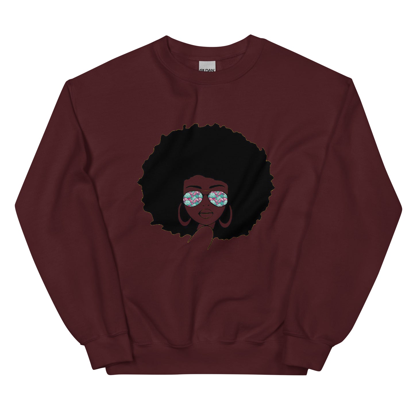 Afro Queen | Co-tesh | Unisex Sweatshirt