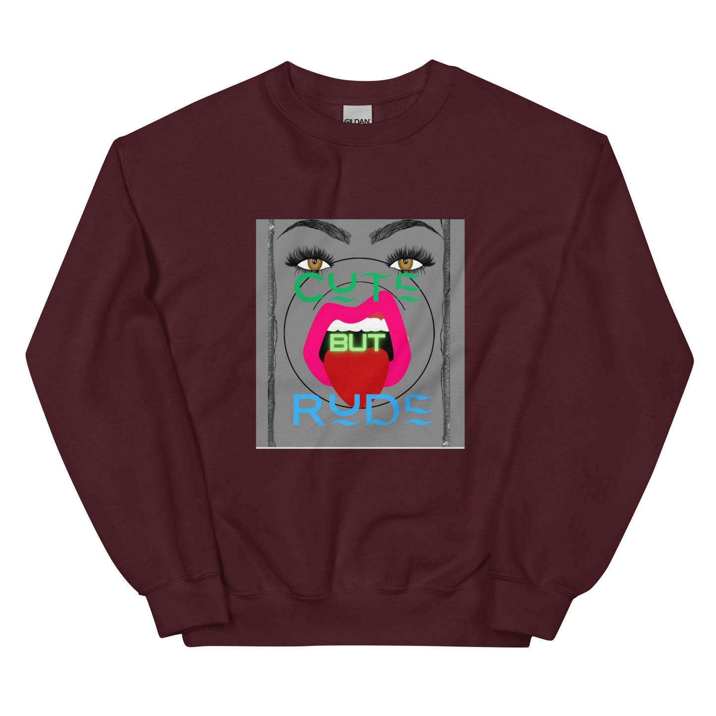 Cute but rude | Co-Tesh | Unisex Sweatshirt