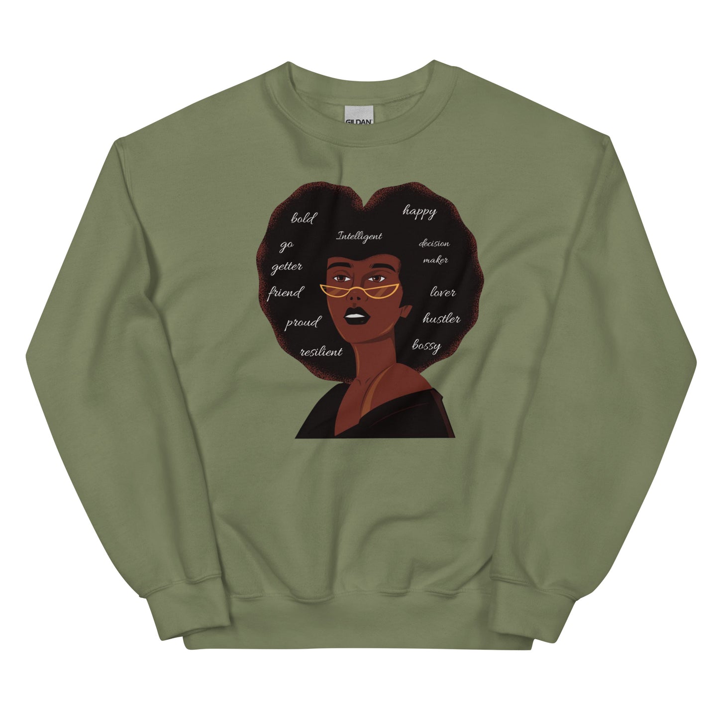 Afro Confidence | Co-tesh | Unisex Sweatshirt