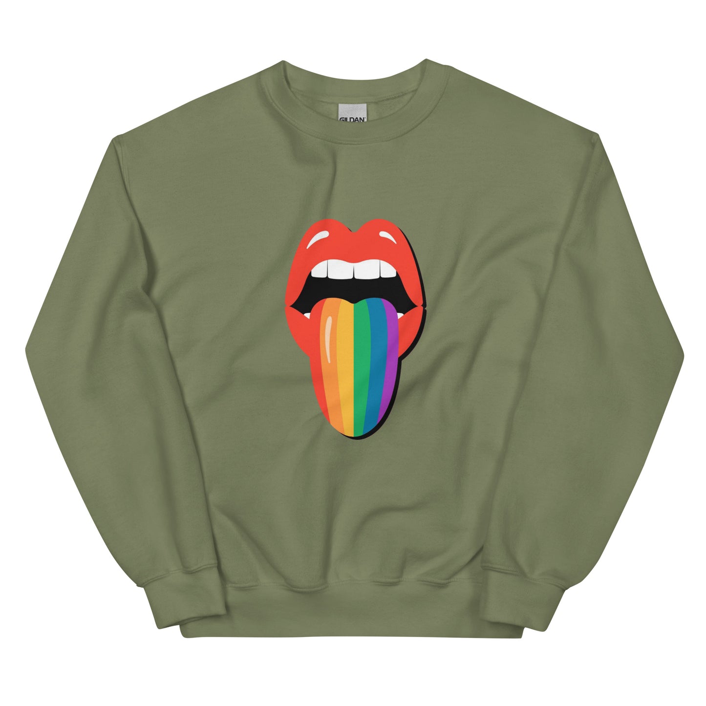 Rainbow Lips | Co-tesh | Unisex Sweatshirt