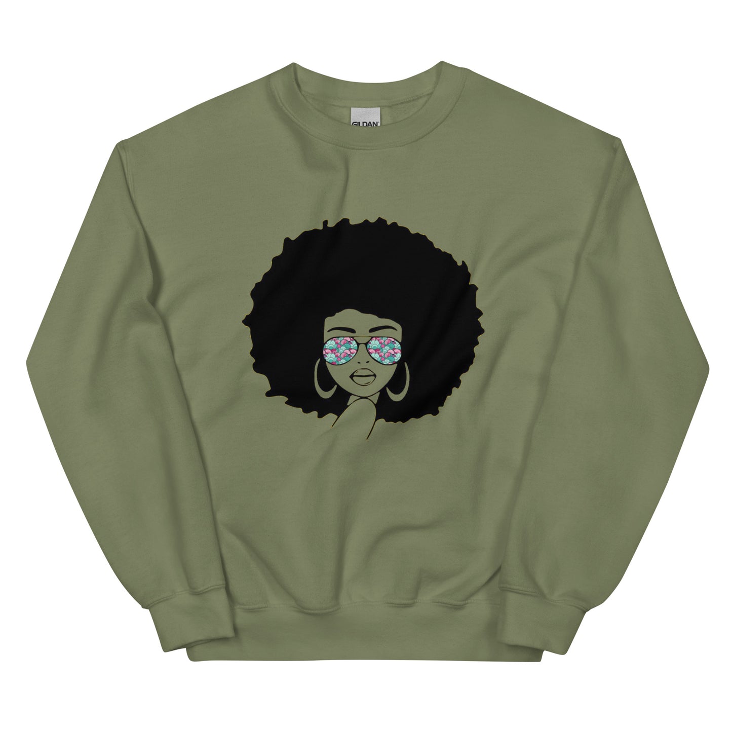 Afro Queen | Co-tesh | Unisex Sweatshirt
