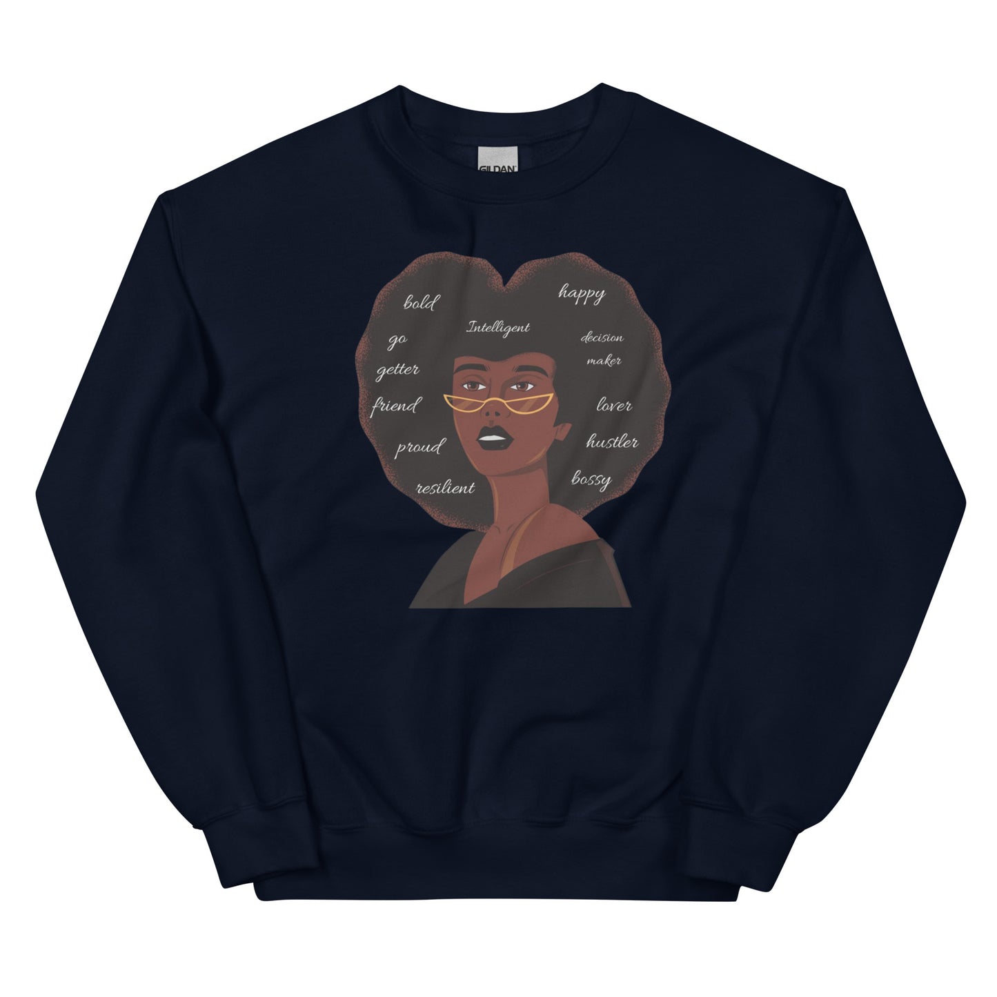 Afro Confidence | Co-tesh | Unisex Sweatshirt