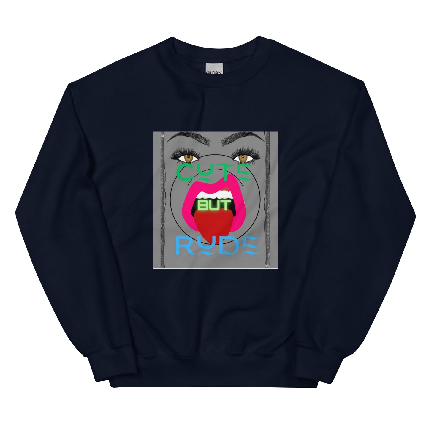 Cute but rude | Co-Tesh | Unisex Sweatshirt