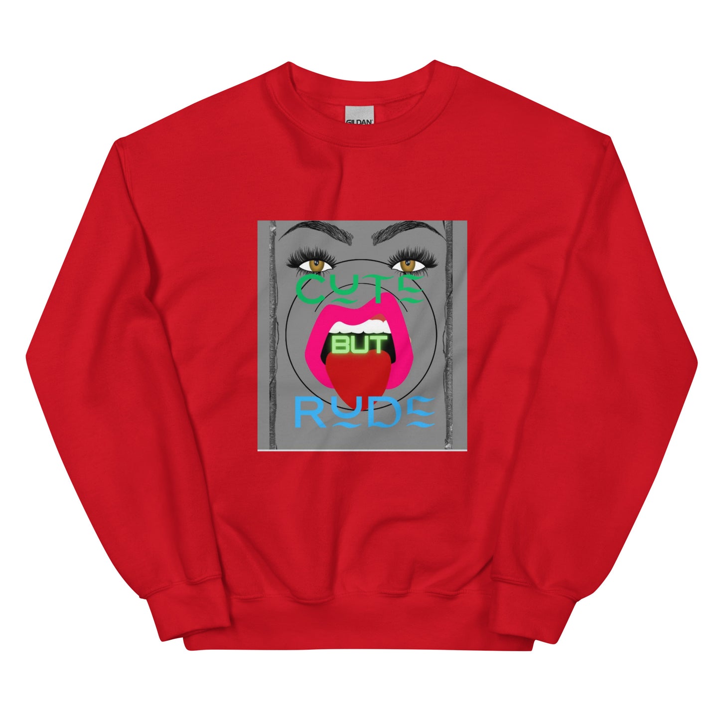 Cute but rude | Co-Tesh | Unisex Sweatshirt