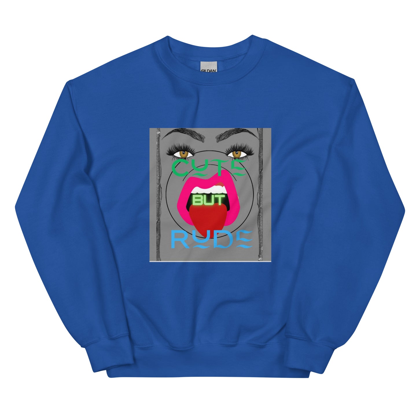Cute but rude | Co-Tesh | Unisex Sweatshirt