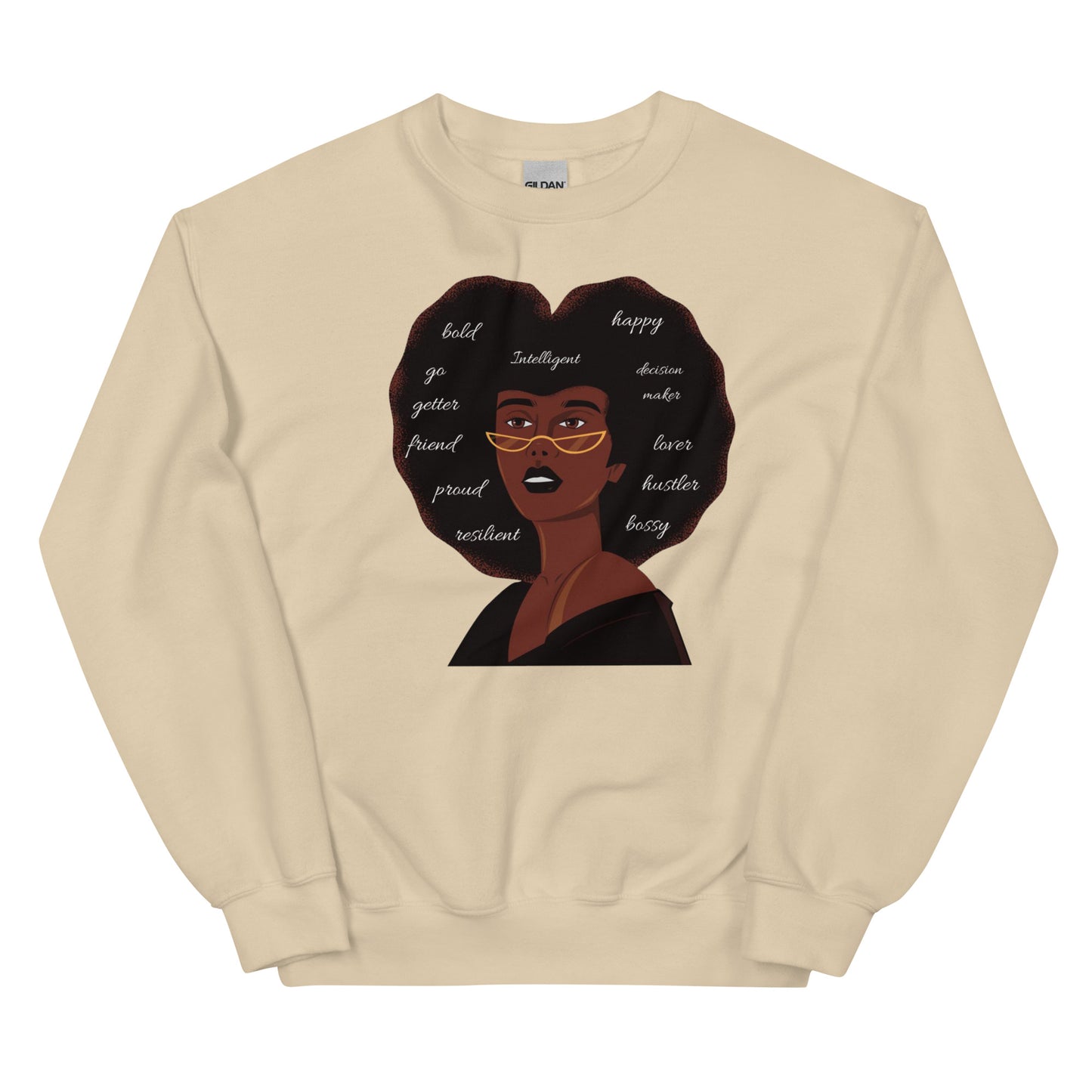 Afro Confidence | Co-tesh | Unisex Sweatshirt