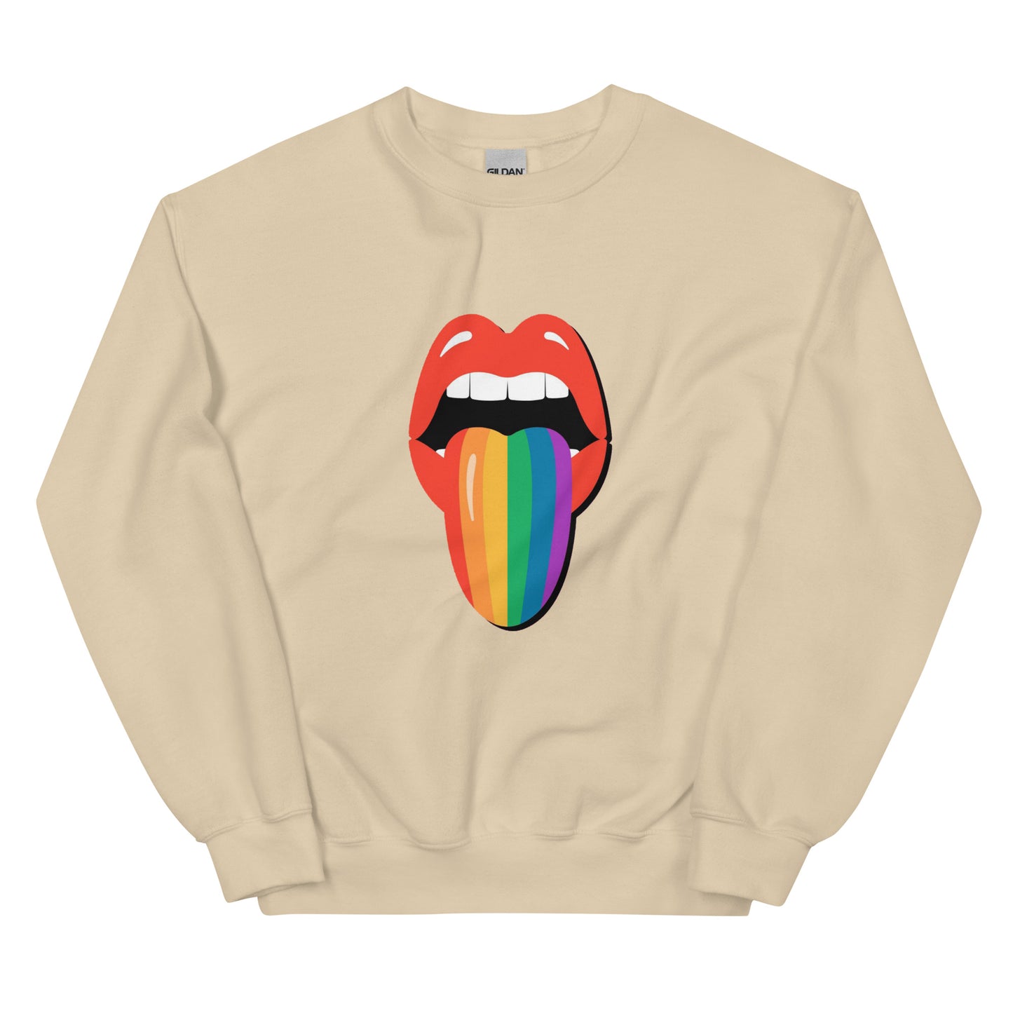 Rainbow Lips | Co-tesh | Unisex Sweatshirt
