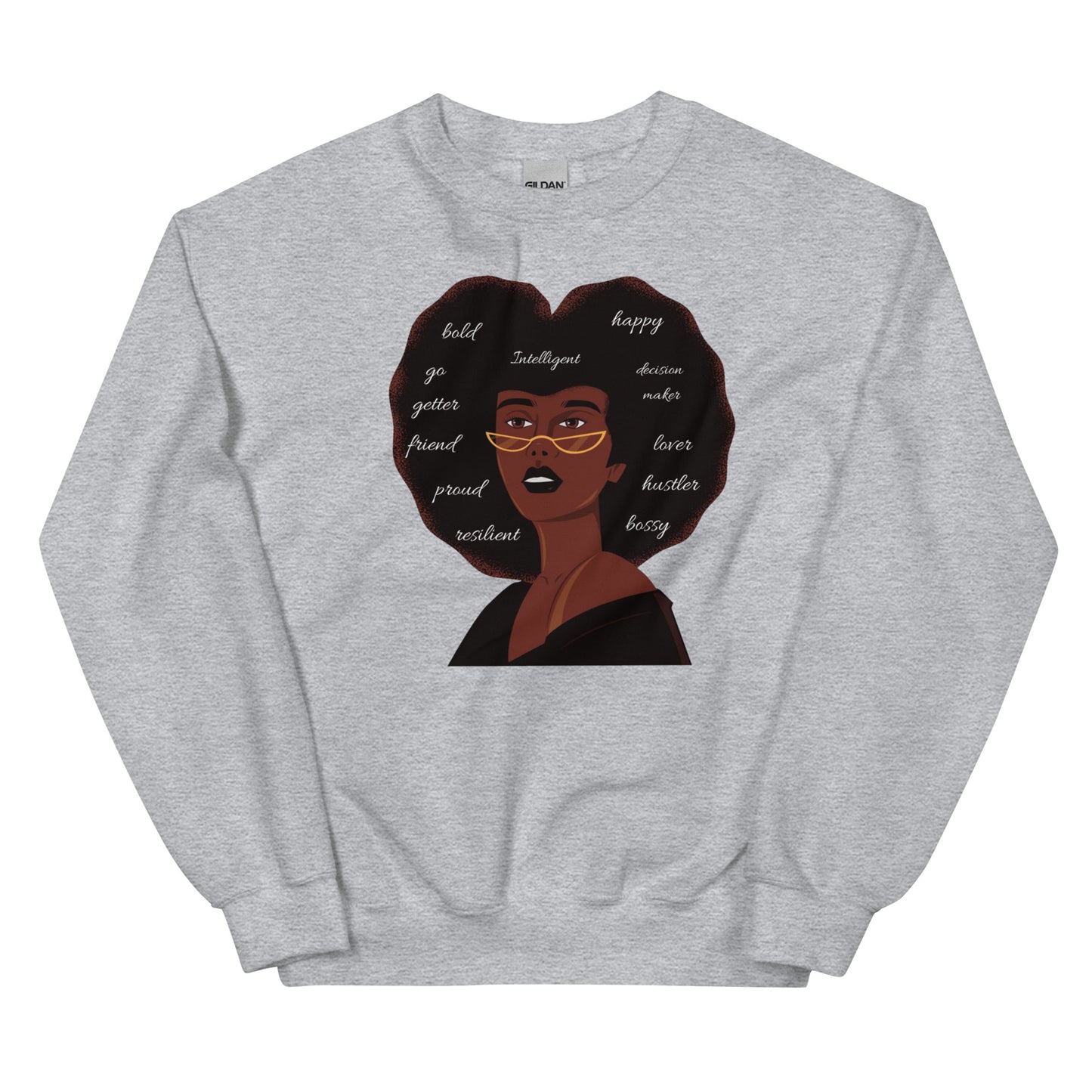 Afro Confidence | Co-tesh | Unisex Sweatshirt