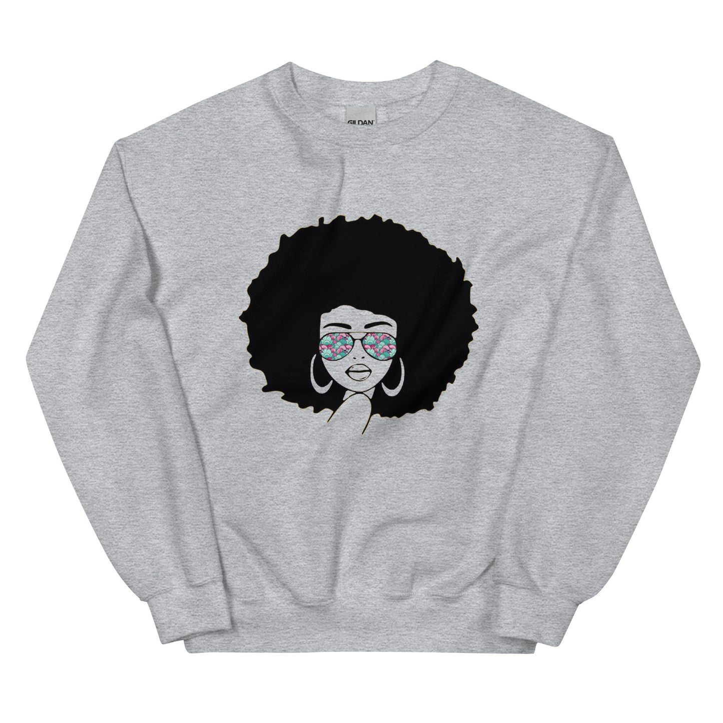Afro Queen | Co-tesh | Unisex Sweatshirt