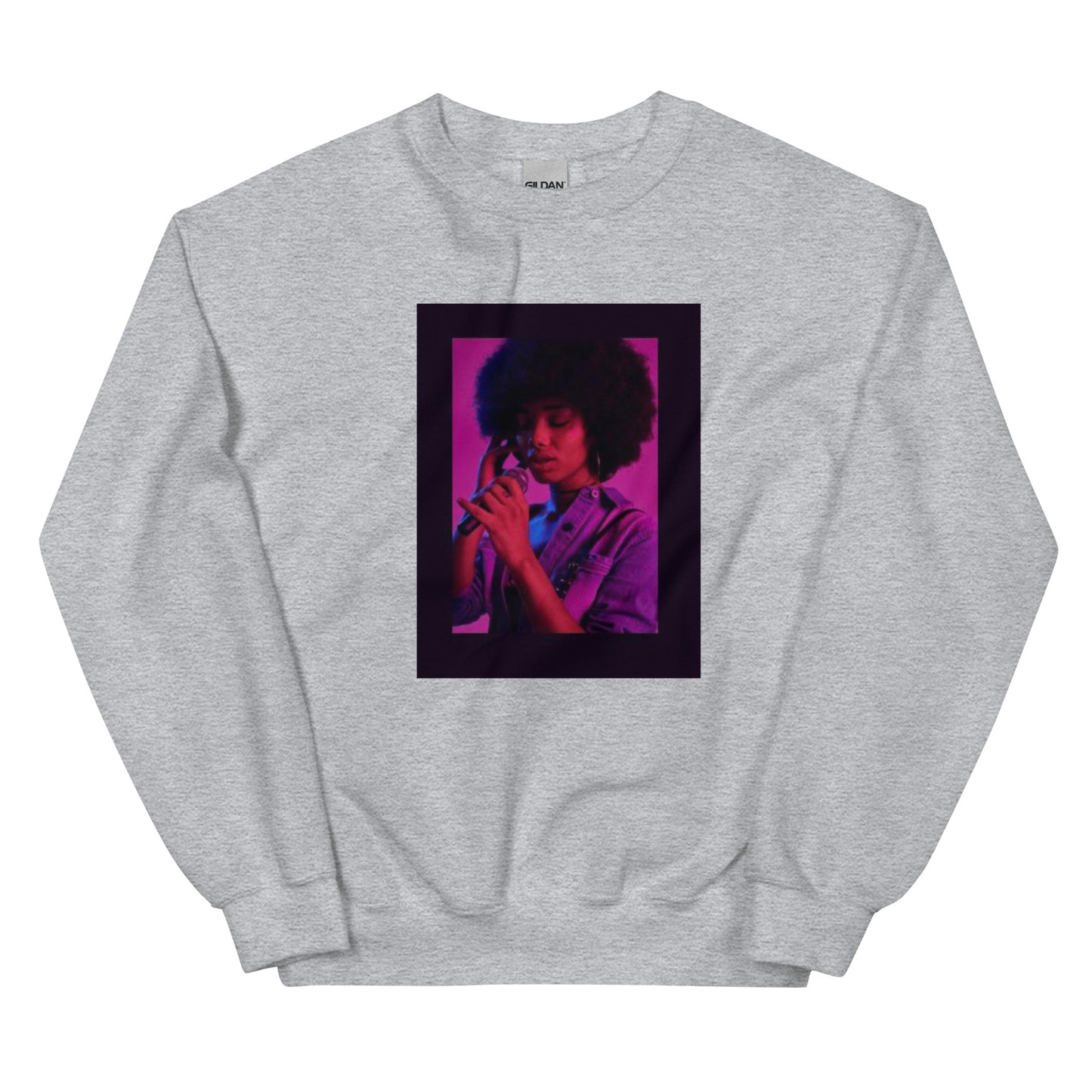 Purple Afro Queen | Co-Tesh | Unisex Sweatshirt