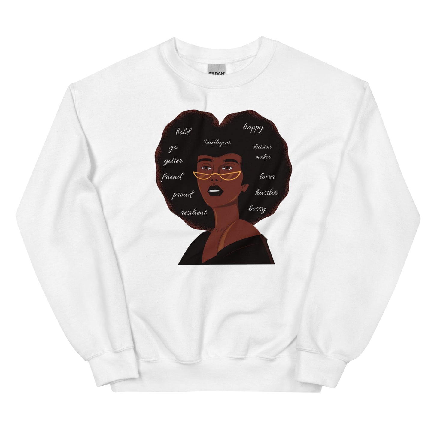 Afro Confidence | Co-tesh | Unisex Sweatshirt