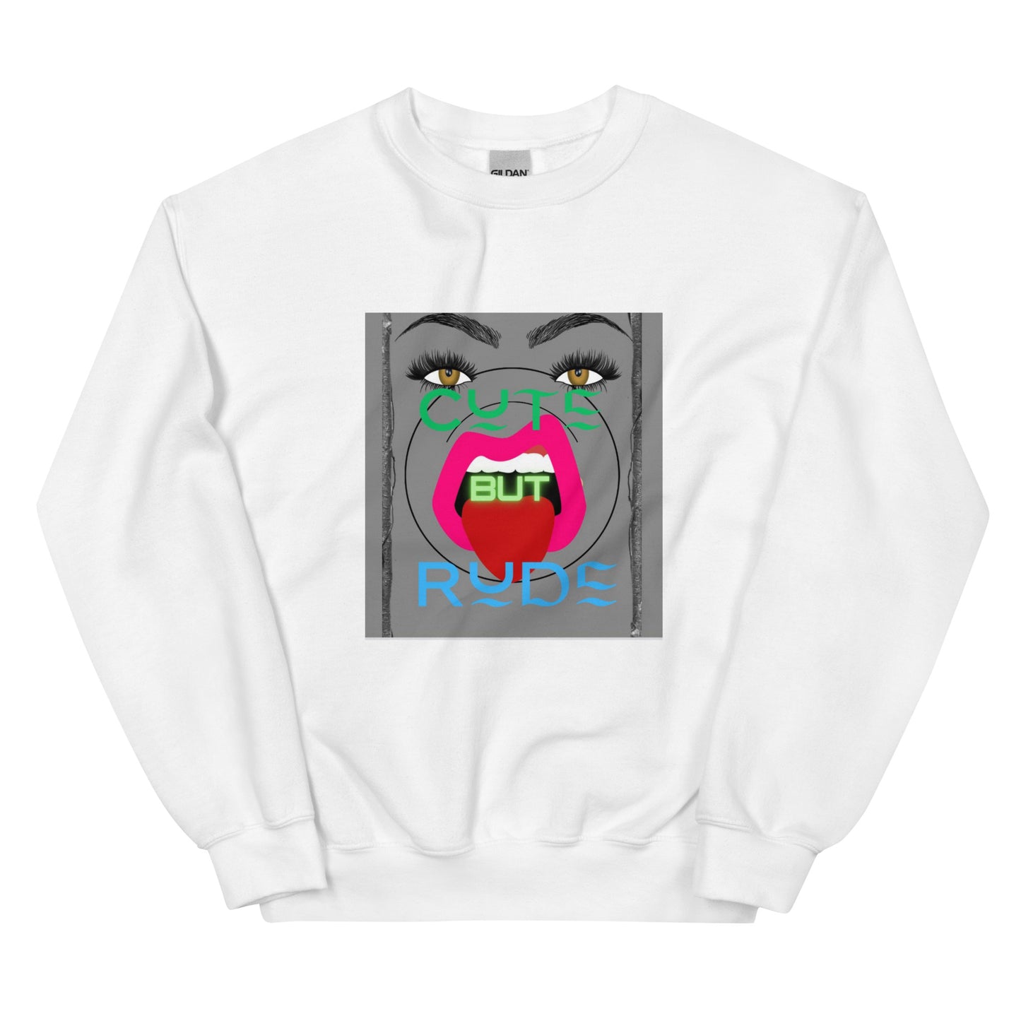 Cute but rude | Co-Tesh | Unisex Sweatshirt