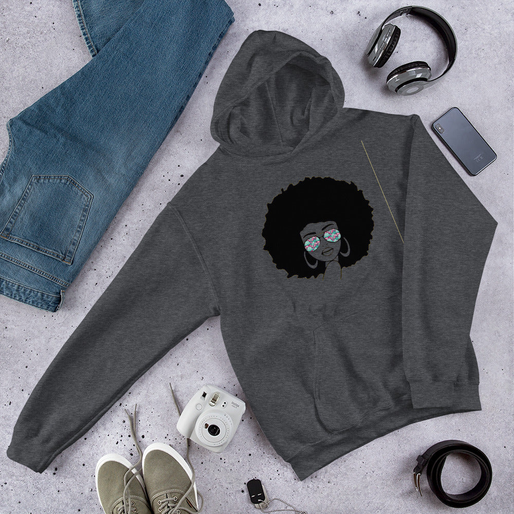 Afro Queen | Co-Tesh Design Envy | Unisex Hoodie