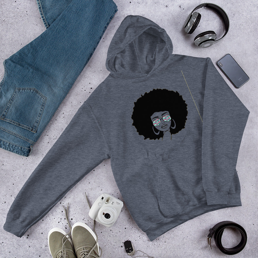 Afro Queen | Co-Tesh Design Envy | Unisex Hoodie
