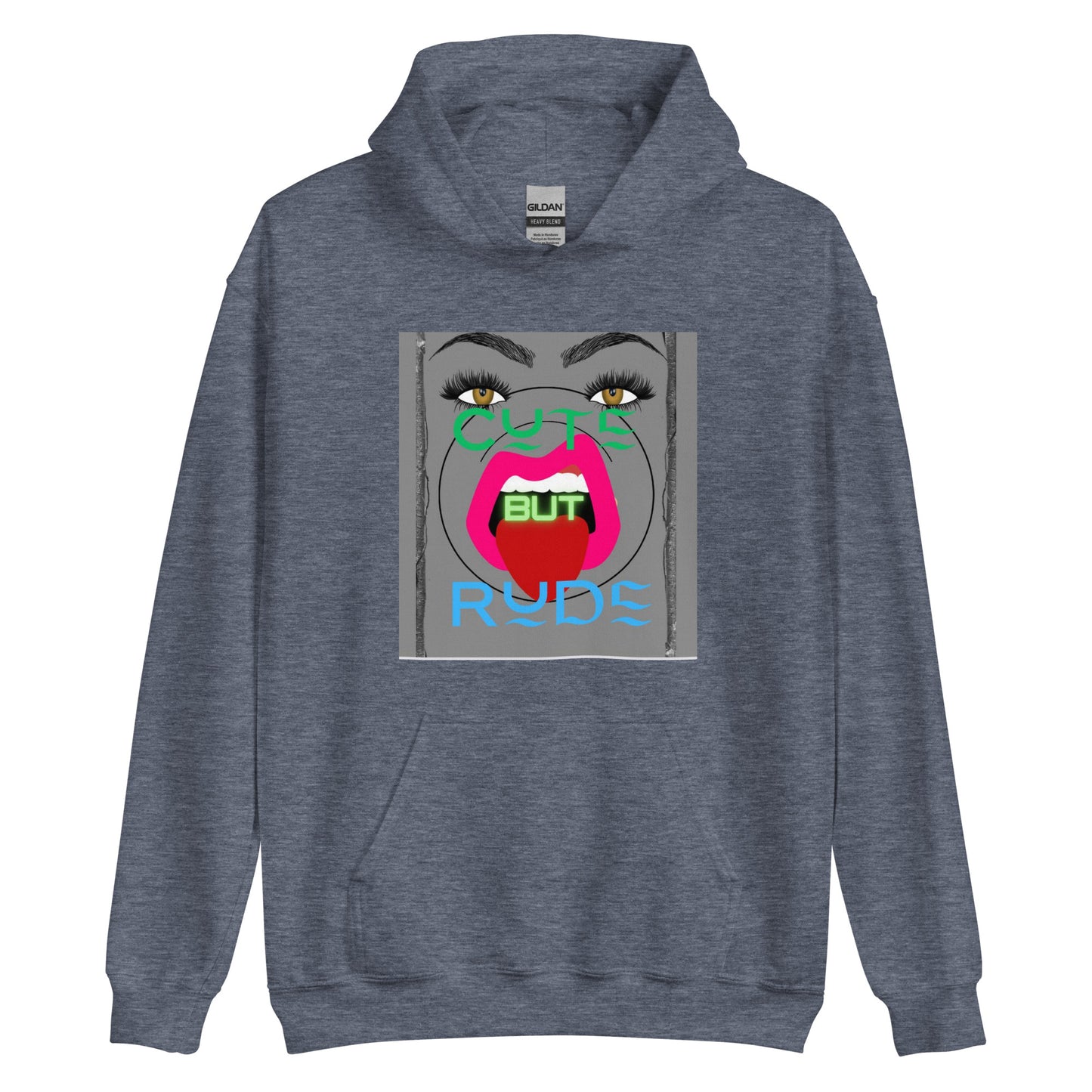 Cute but rude | Co-Tesh Design Envy | Unisex Hoodie