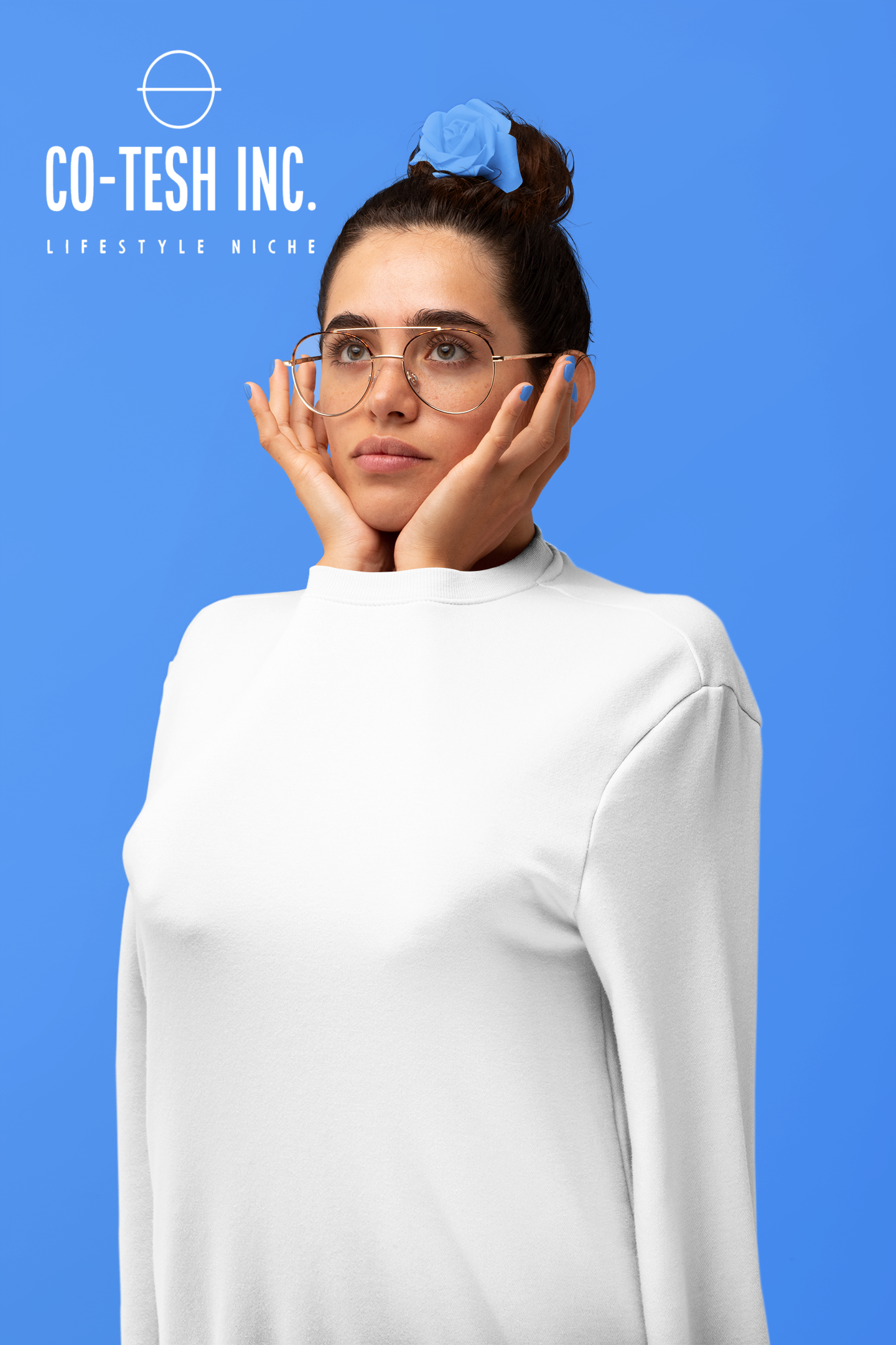 Plain Unisex Sweatshirt | Cotesh