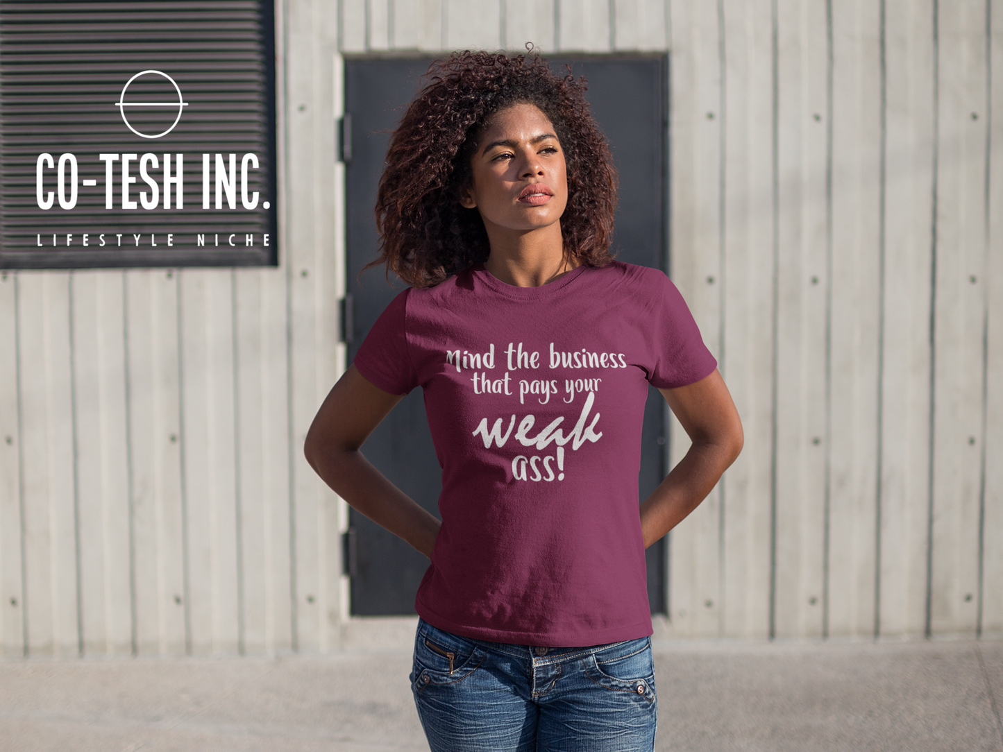 Mind the business that pays you weak ass Short-Sleeve Unisex T-Shirt | Expression Tees | Cotesh