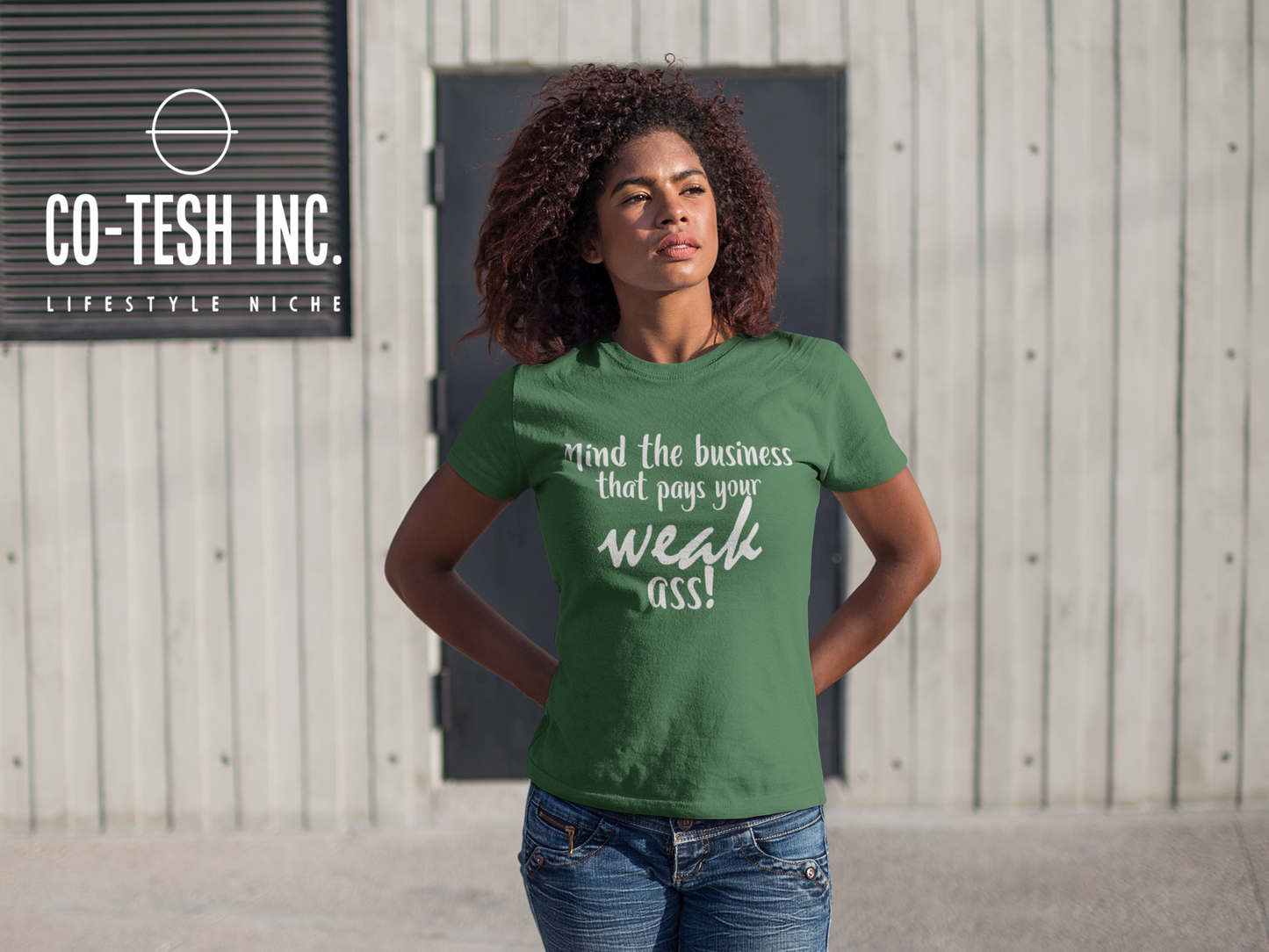 Mind the business that pays you weak ass Short-Sleeve Unisex T-Shirt | Expression Tees | Cotesh