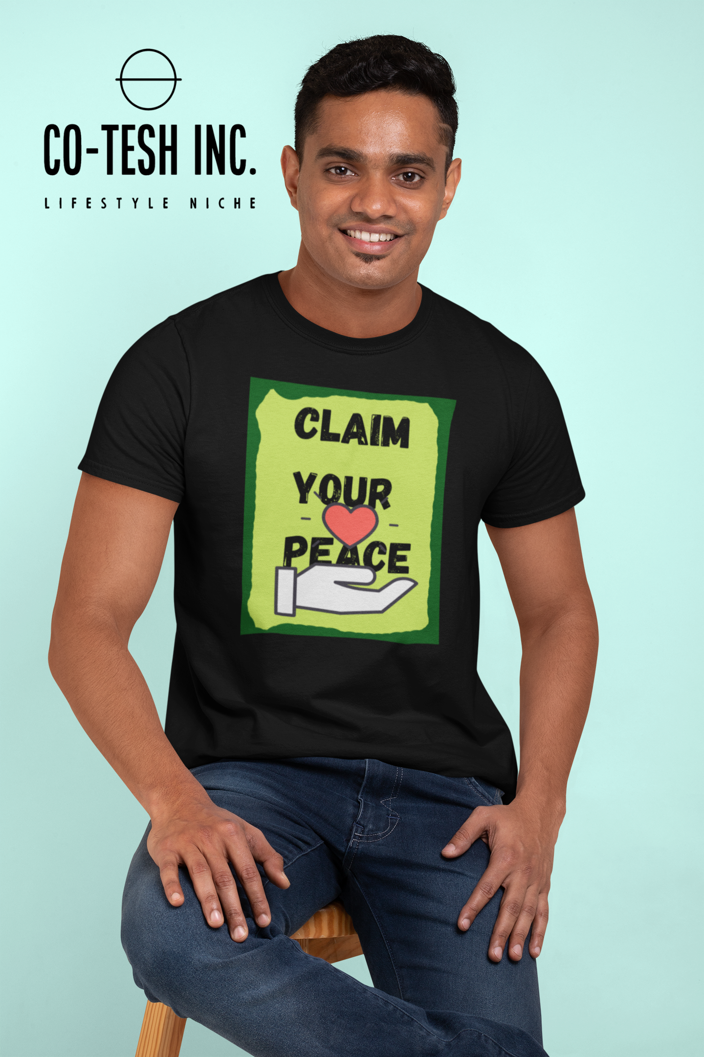 Claim Your Peace Short-Sleeve Unisex T-Shirt Cotesh