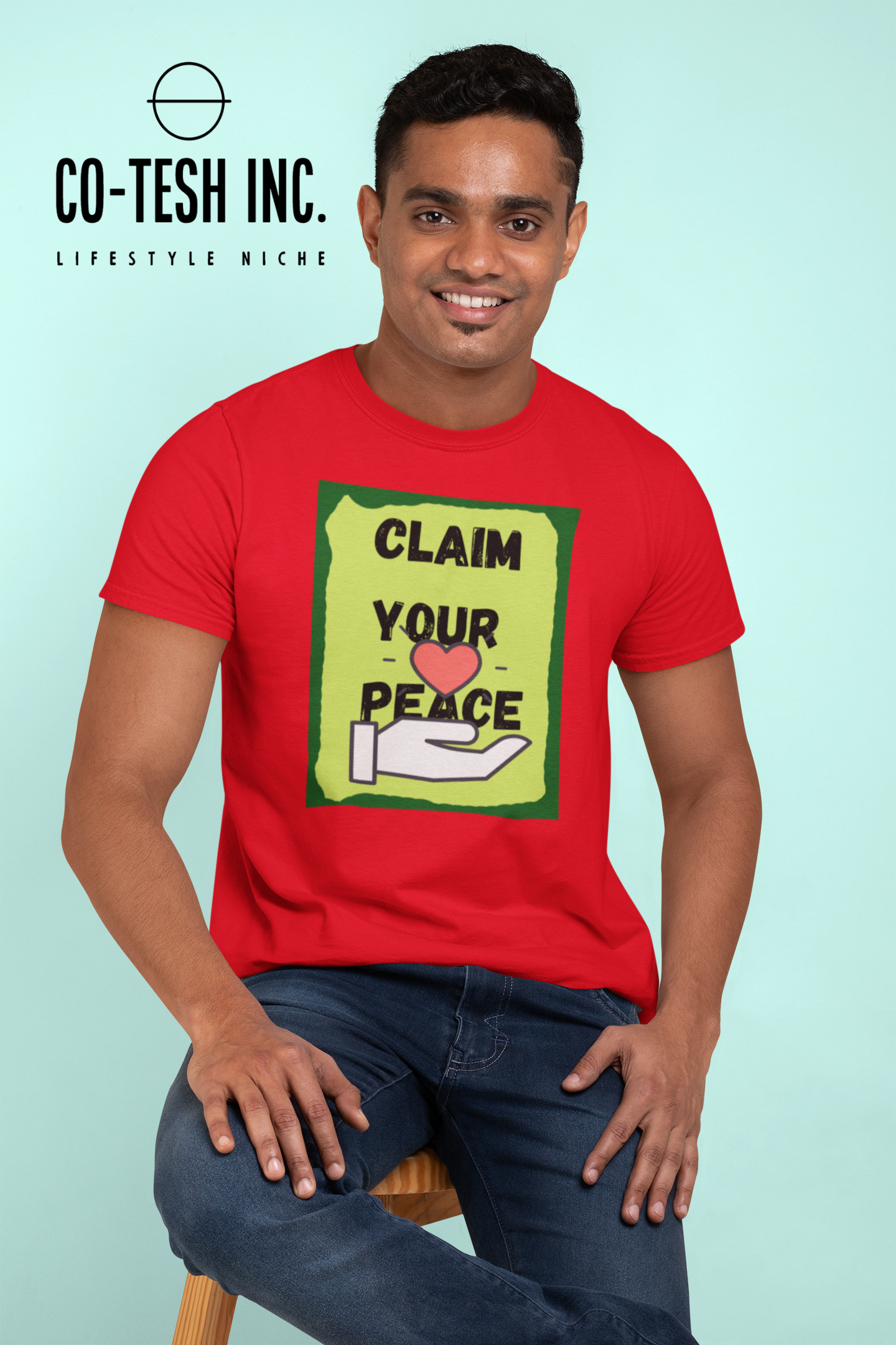 Claim Your Peace Short-Sleeve Unisex T-Shirt Cotesh