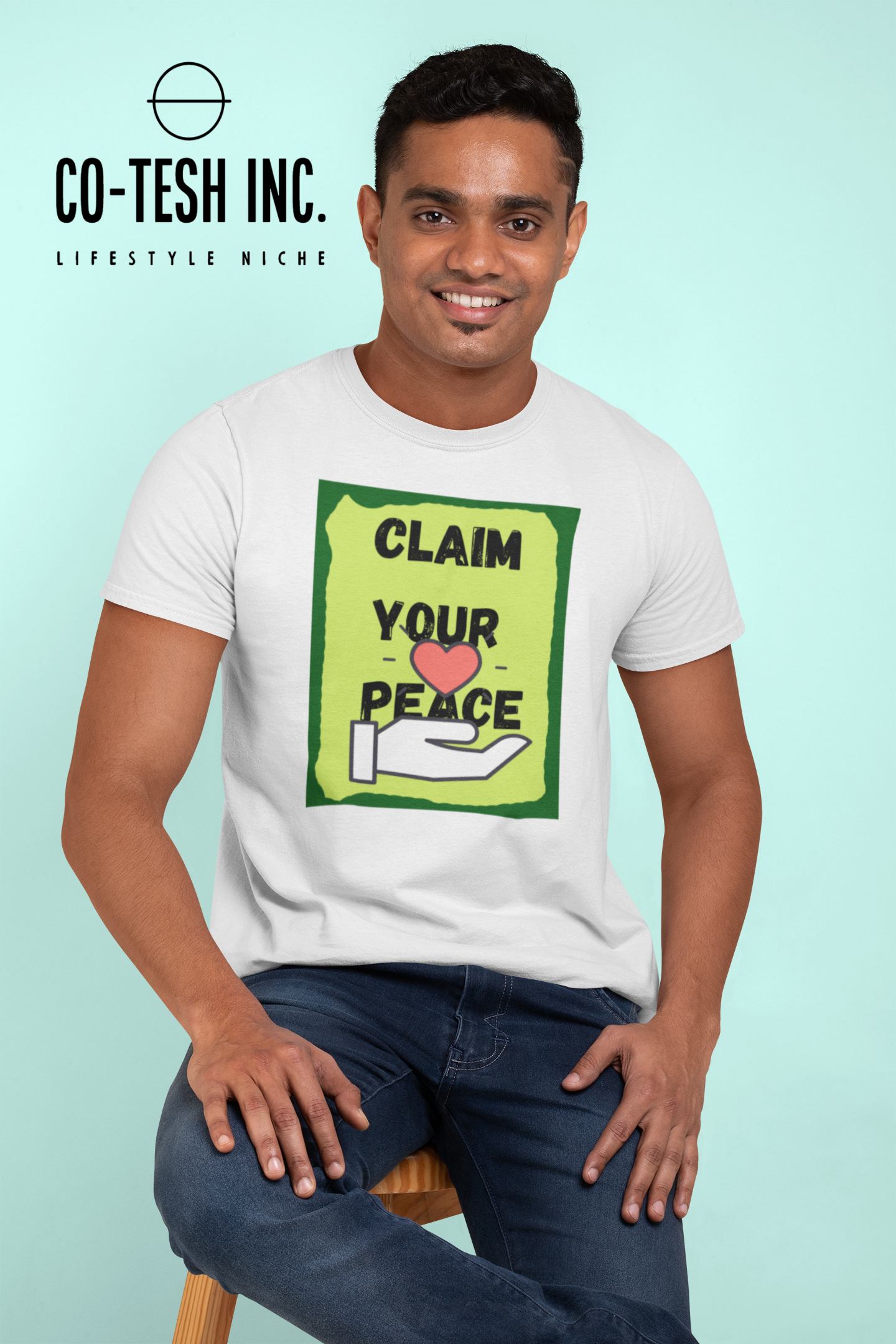 Claim Your Peace Short-Sleeve Unisex T-Shirt Cotesh