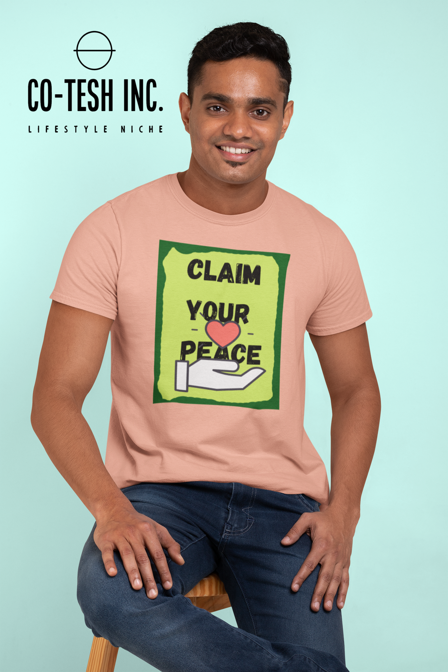 Claim Your Peace Short-Sleeve Unisex T-Shirt Cotesh