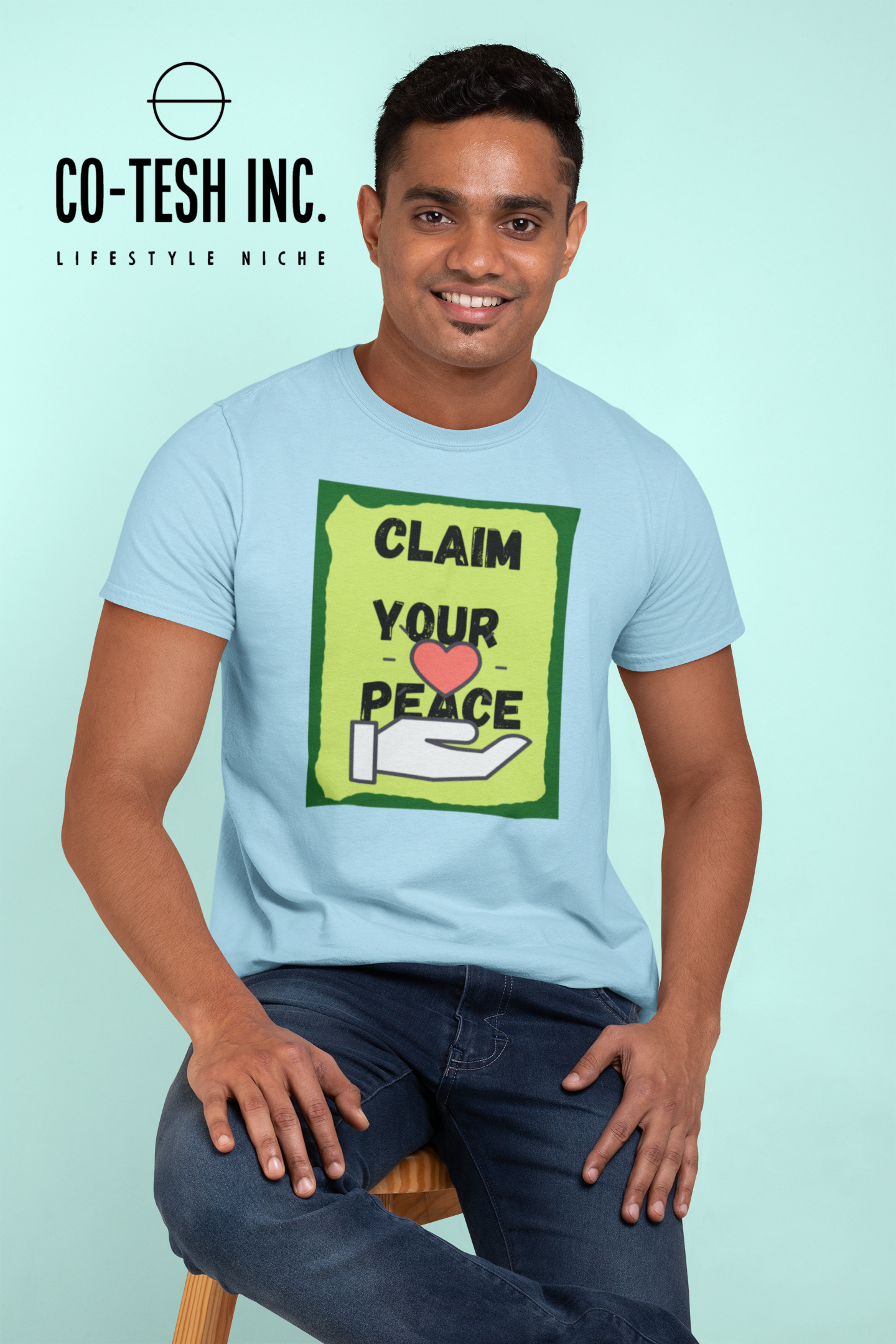 Claim Your Peace Short-Sleeve Unisex T-Shirt Cotesh