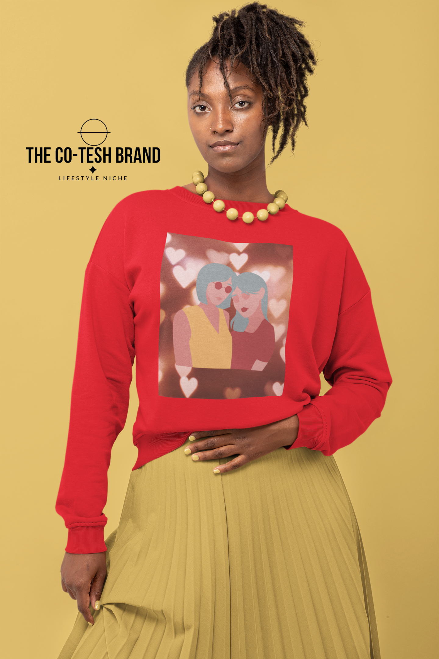 Girls Rock-Unisex Sweatshirt by Co-Tesh