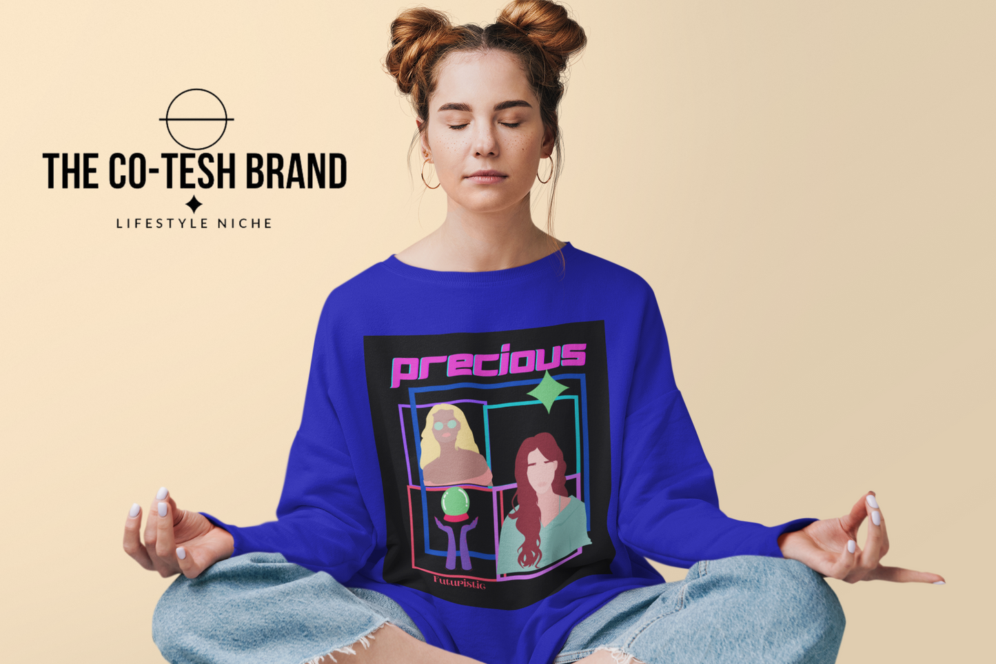 Precious-Unisex Sweatshirt by Co-Tesh