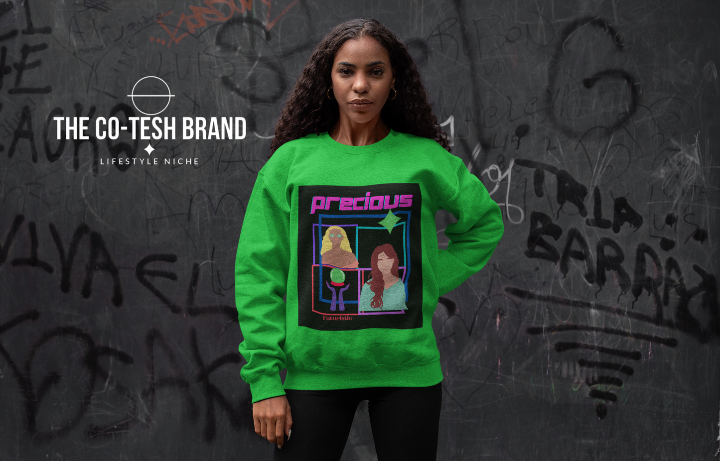 Precious-Unisex Sweatshirt by Co-Tesh