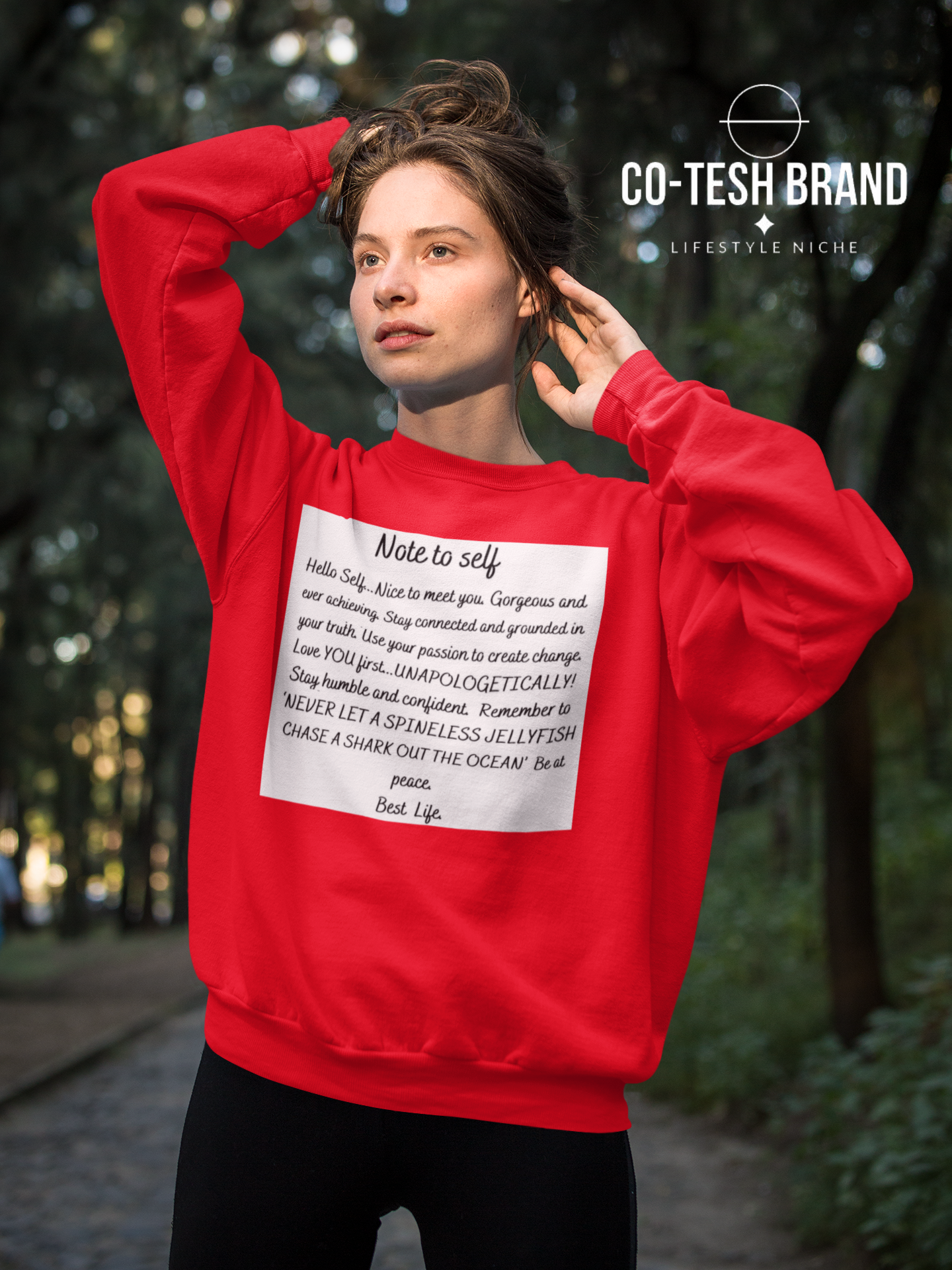 Note to self Unisex Sweatshirt