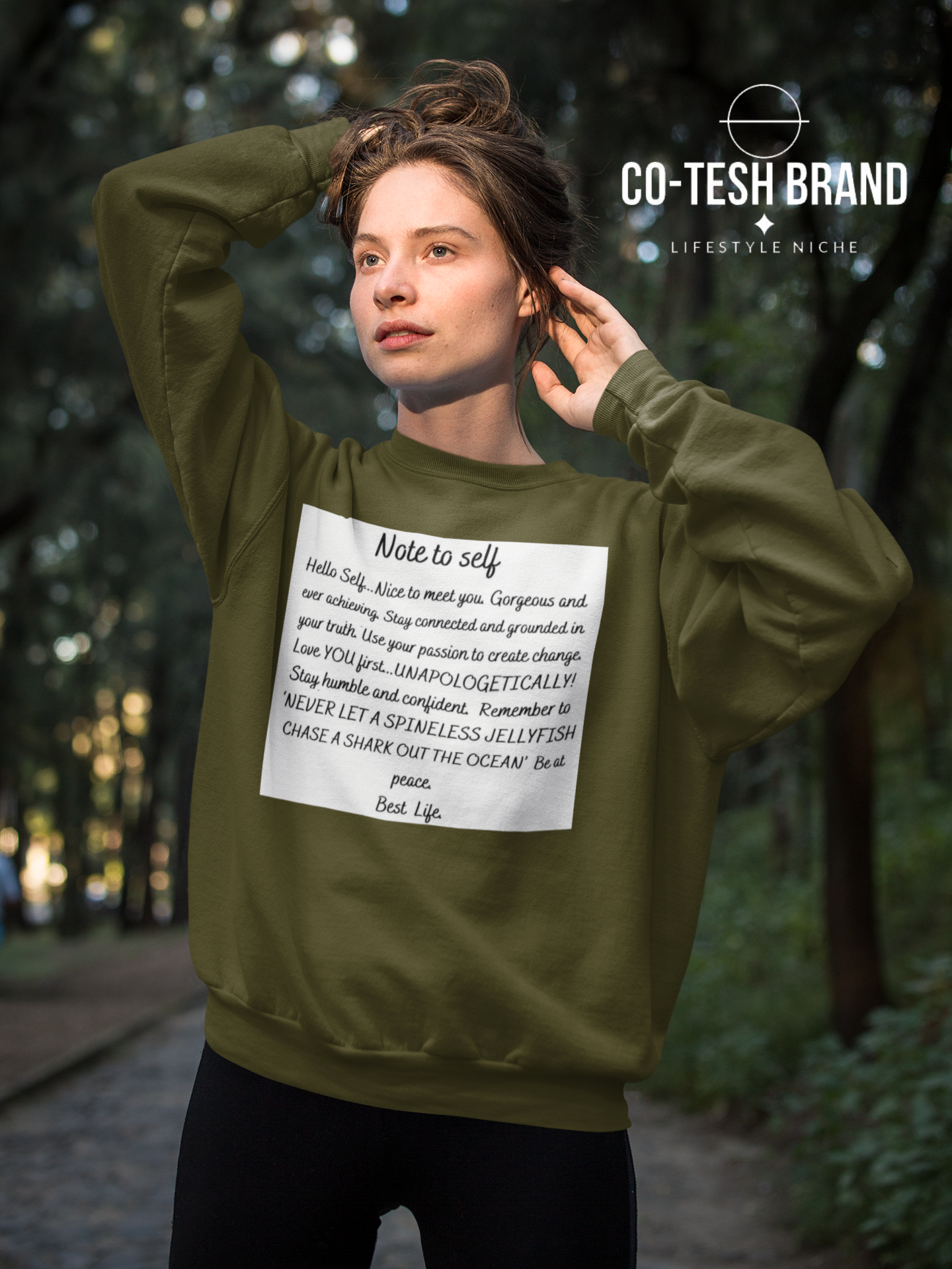 Note to self Unisex Sweatshirt