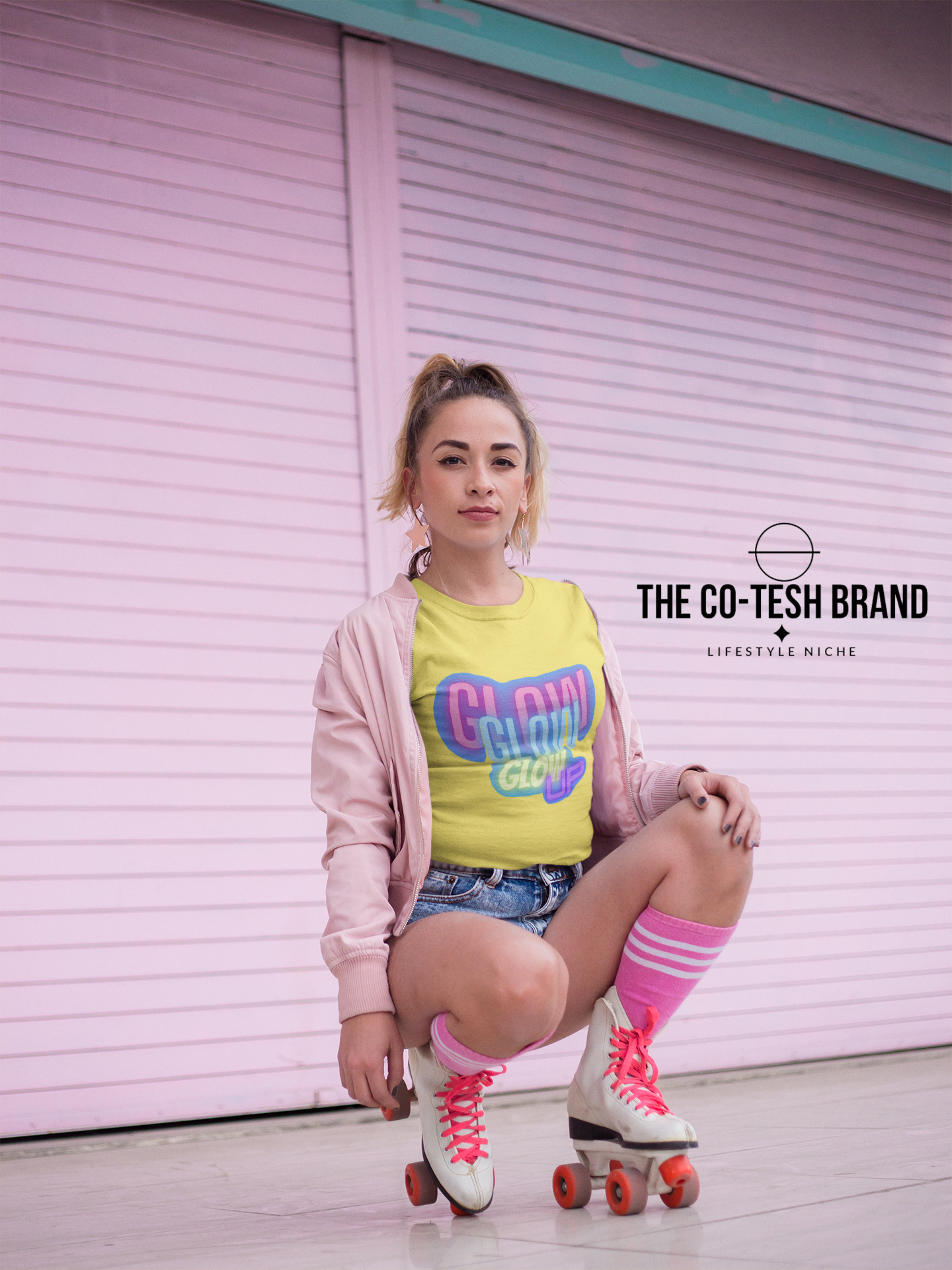 Glow Up 2-Short-Sleeve Unisex T-Shirt by CoTesh