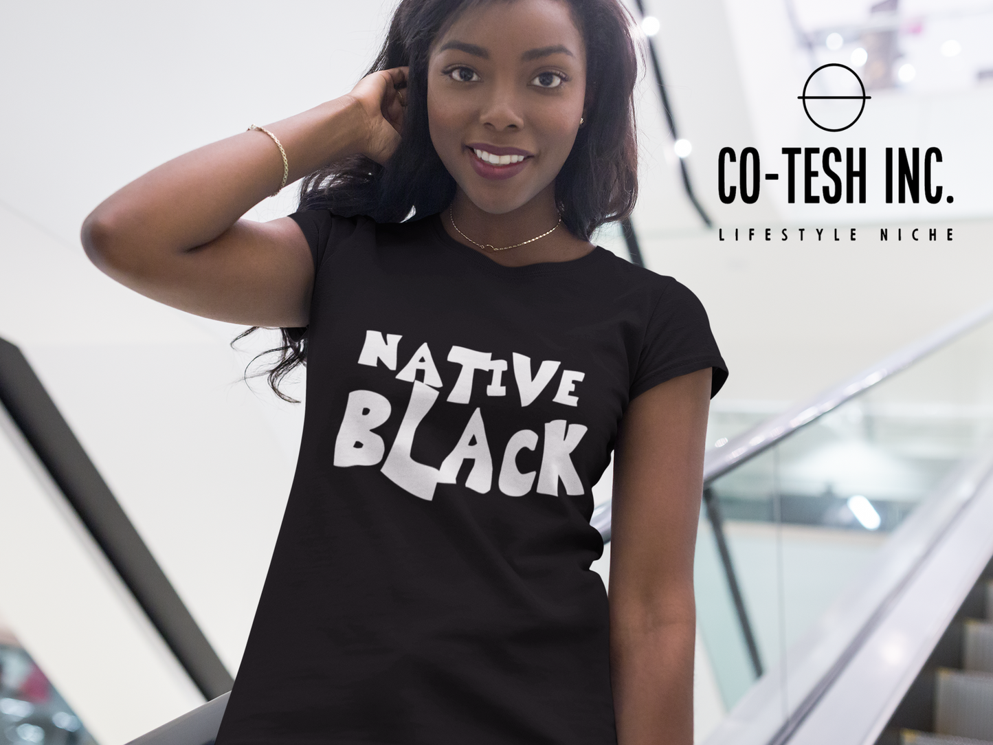 Native Black | Short-Sleeve Unisex T-Shirt | Conscious Movement | Cotesh