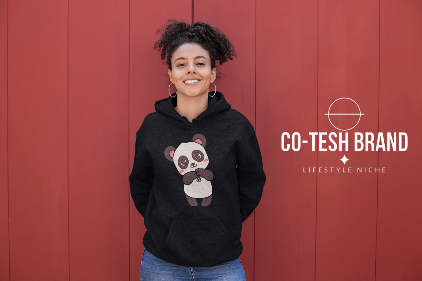 Cute panda Unisex fleece hoodie