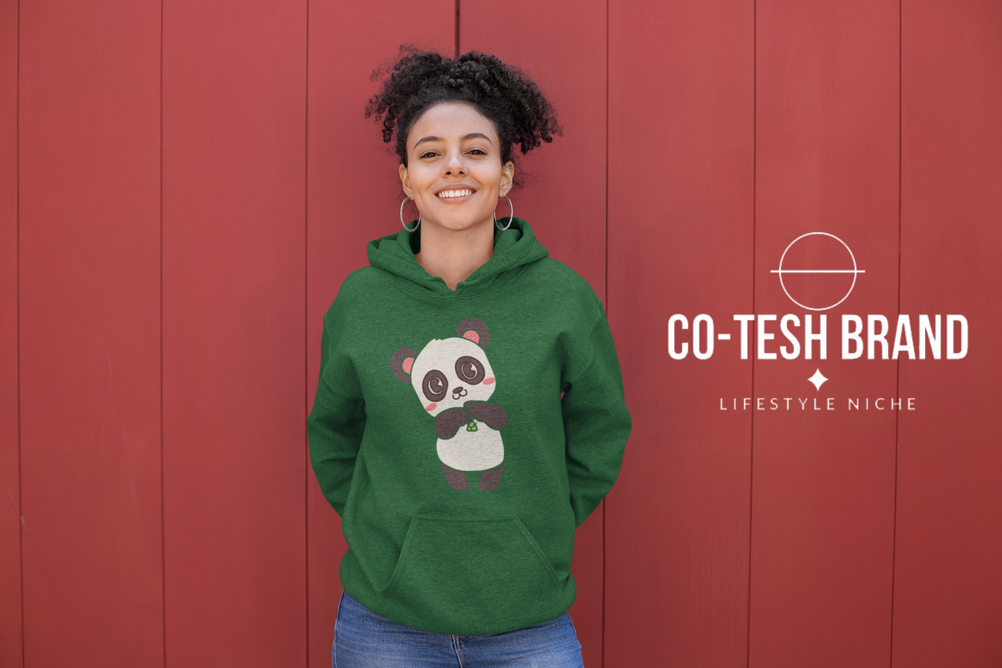 Cute panda Unisex fleece hoodie