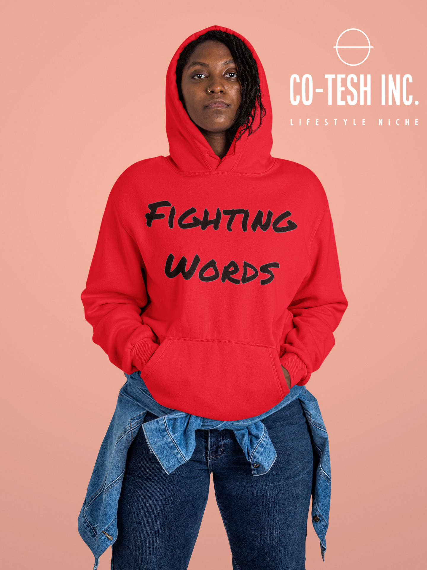 Fighting words Unisex Hoodie Cotesh Blending Trends