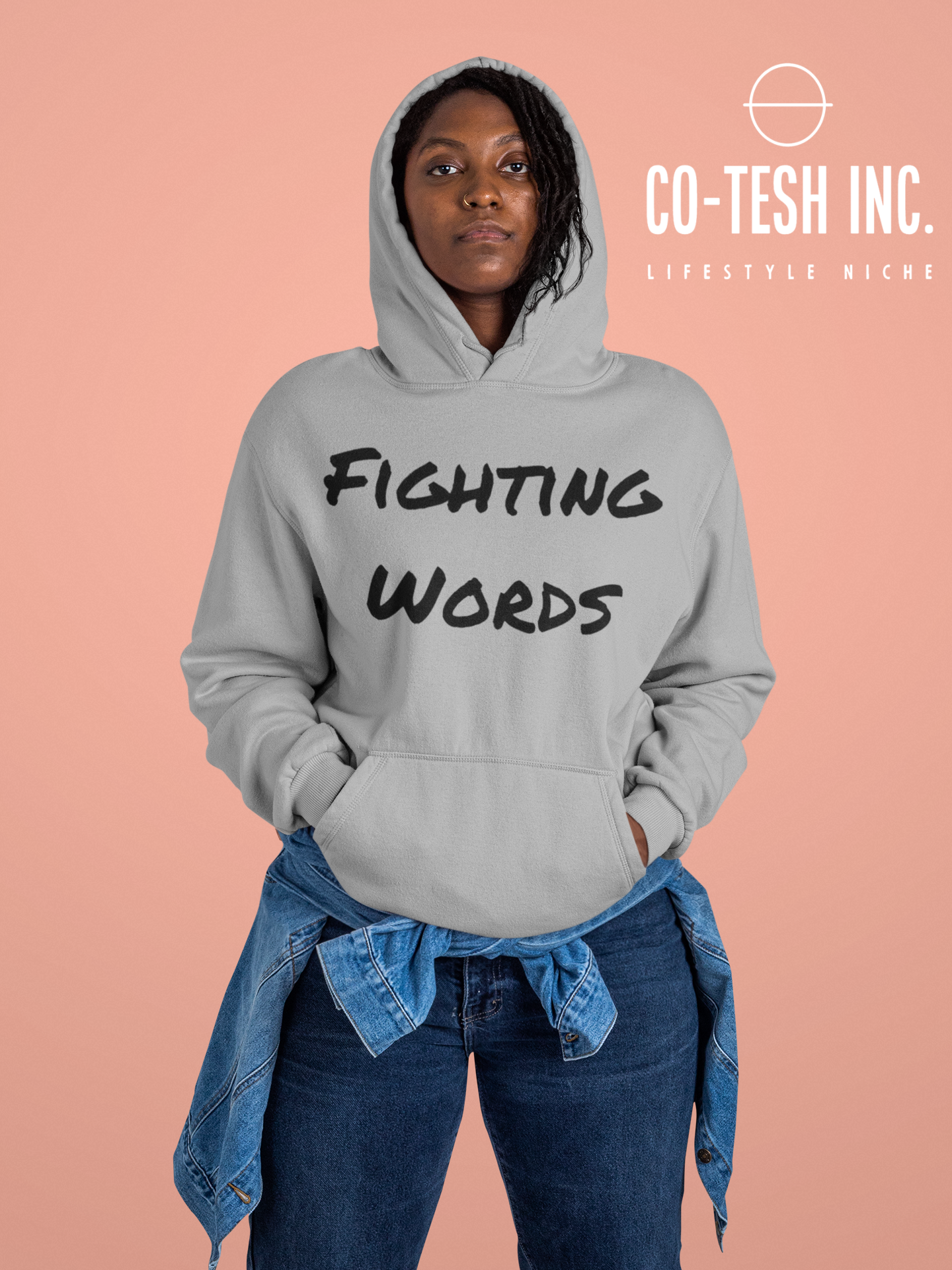 Fighting words Unisex Hoodie Cotesh Blending Trends
