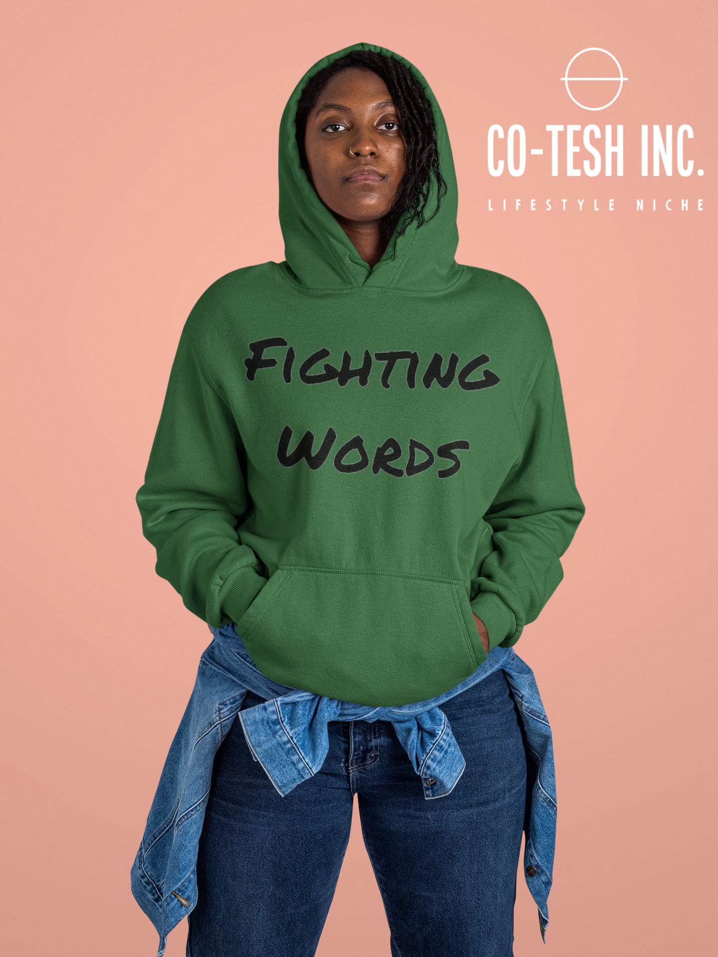 Fighting words Unisex Hoodie Cotesh Blending Trends